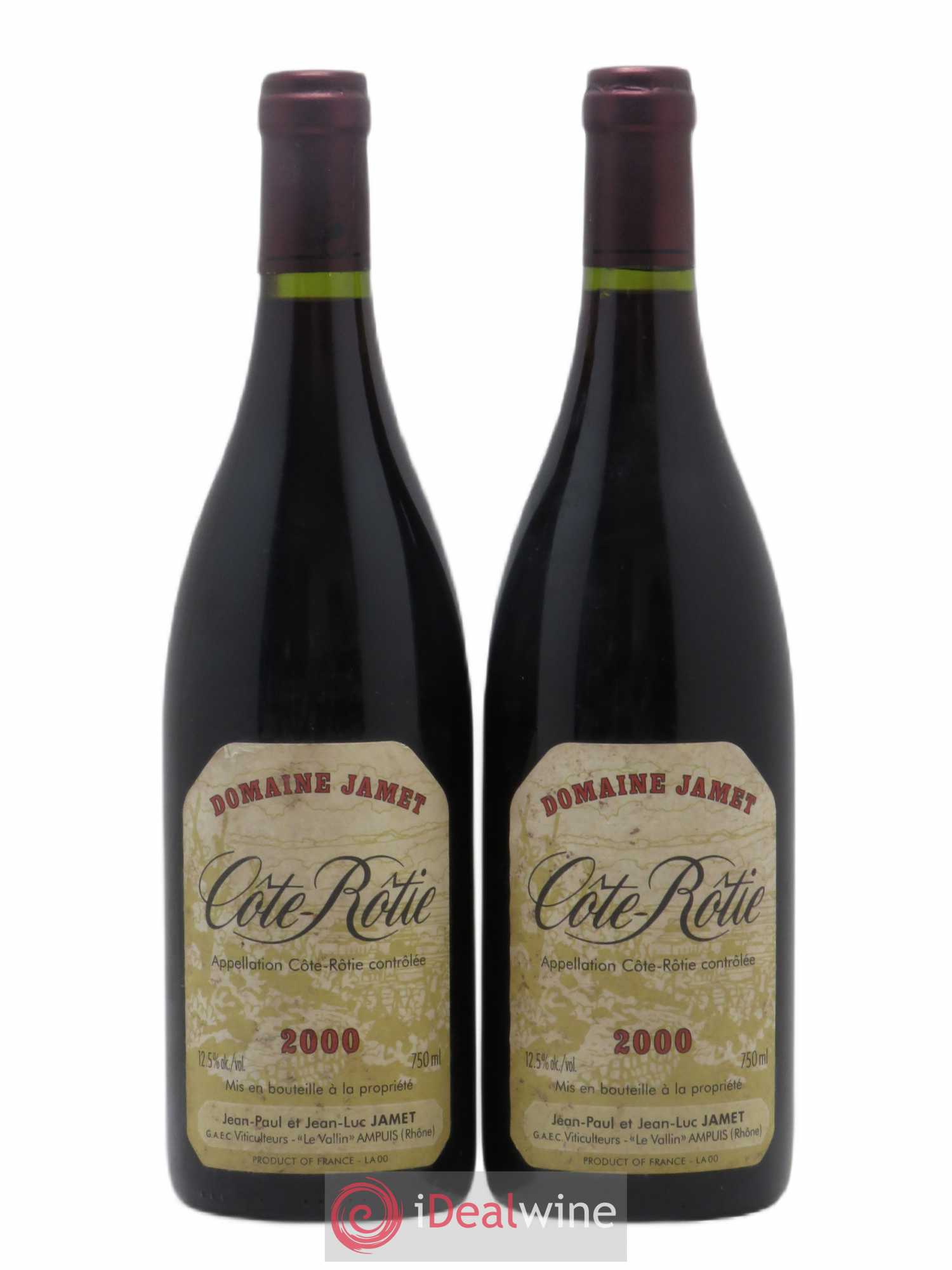 Côte-Rôtie Jamet (Domaine) 2000 - Lot de 2 bouteilles - 0