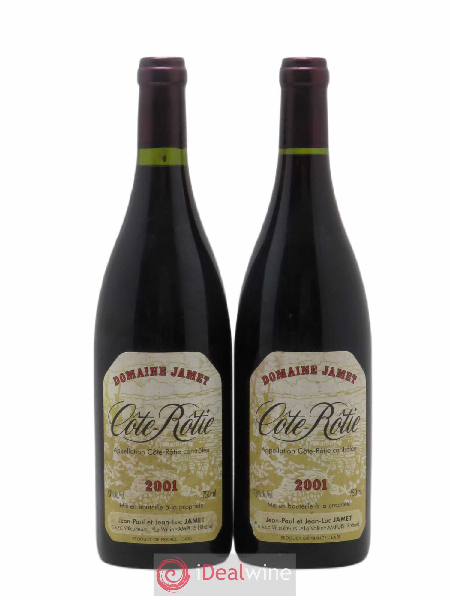 Côte-Rôtie Jamet (Domaine) 2001 - Lot de 2 bouteilles - 0
