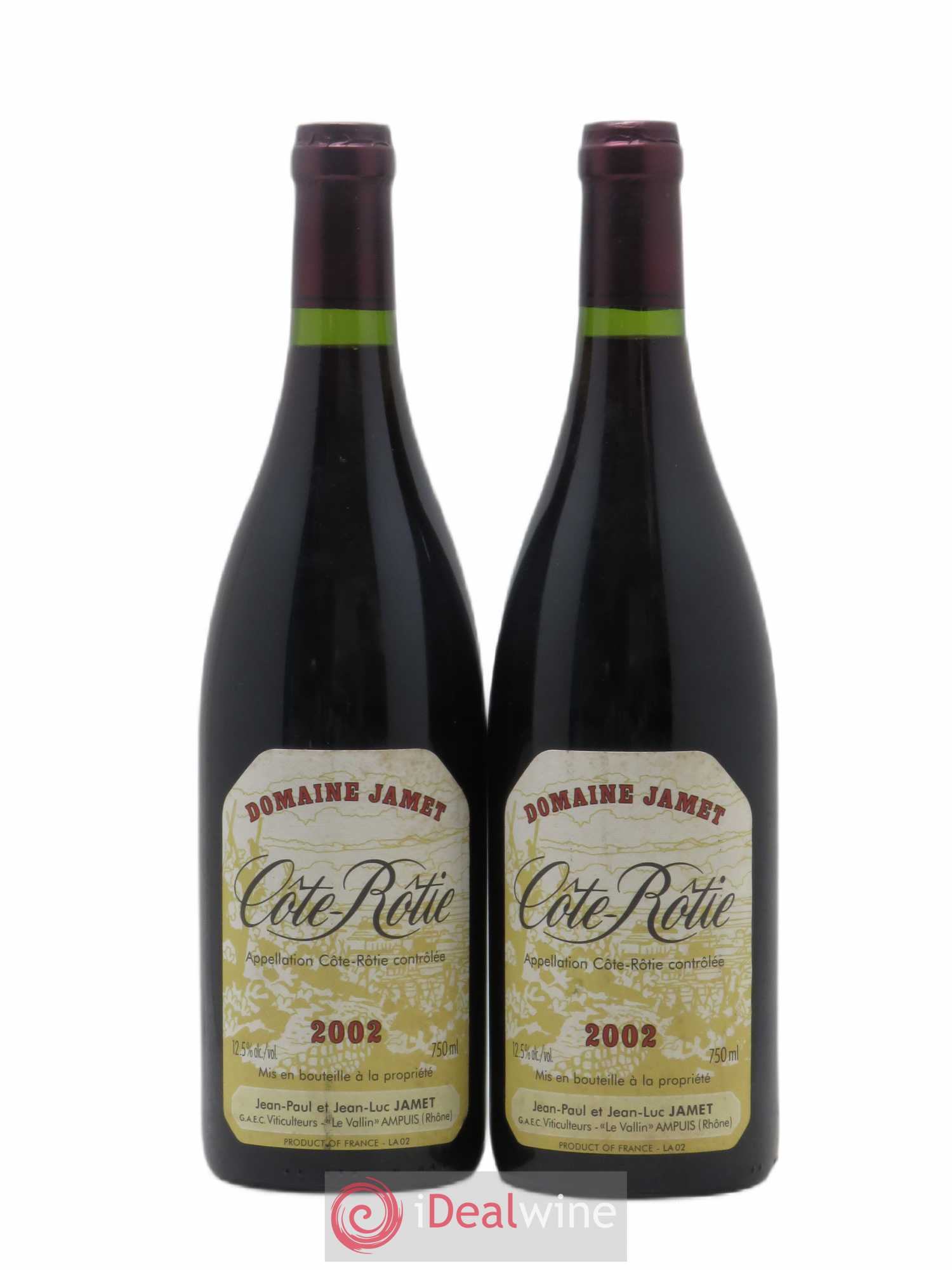 Côte-Rôtie Jamet (Domaine) 2002 - Lot de 2 bouteilles - 0