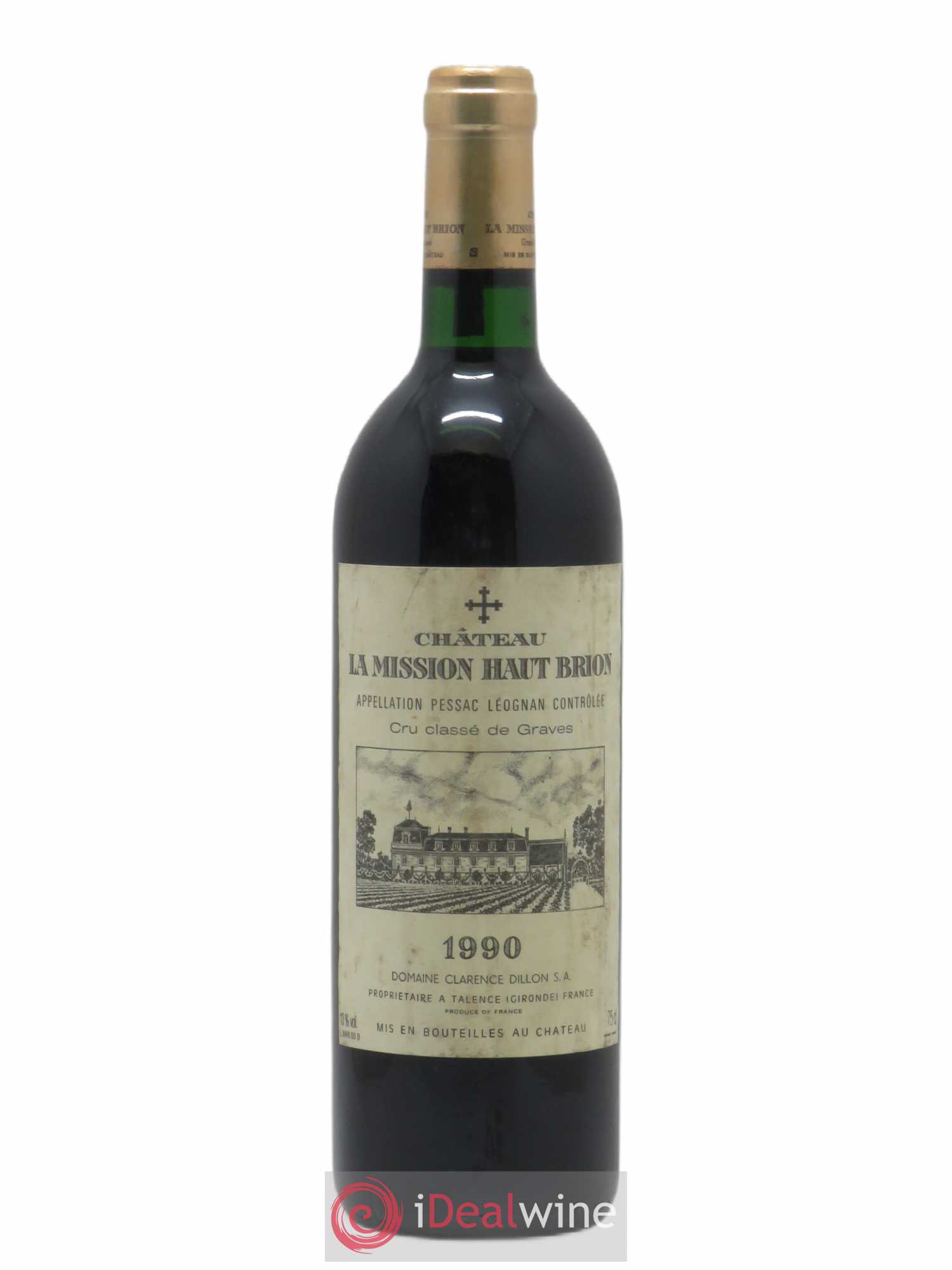 Château la Mission Haut-Brion Cru Classé de Graves 1990 - Lot de 1 bouteille - 0