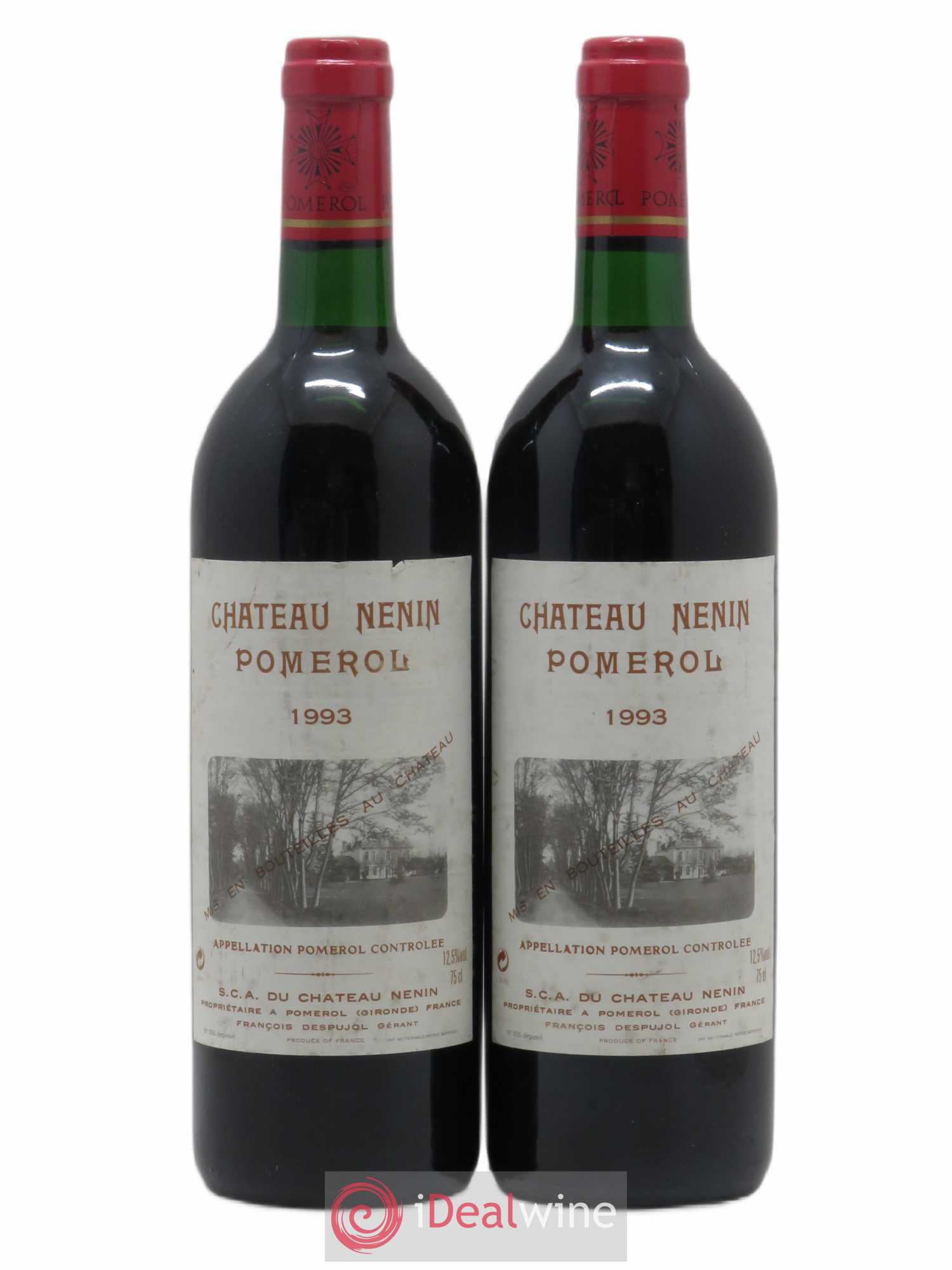 Château Nenin 1993 - Lot de 2 bouteilles - 0