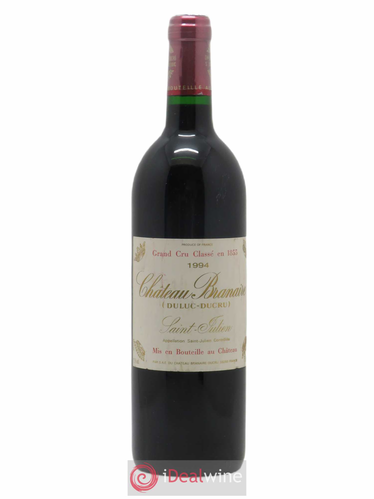 Château Branaire Ducru 4ème Grand Cru Classé 1994 - Lot de 1 bouteille - 0