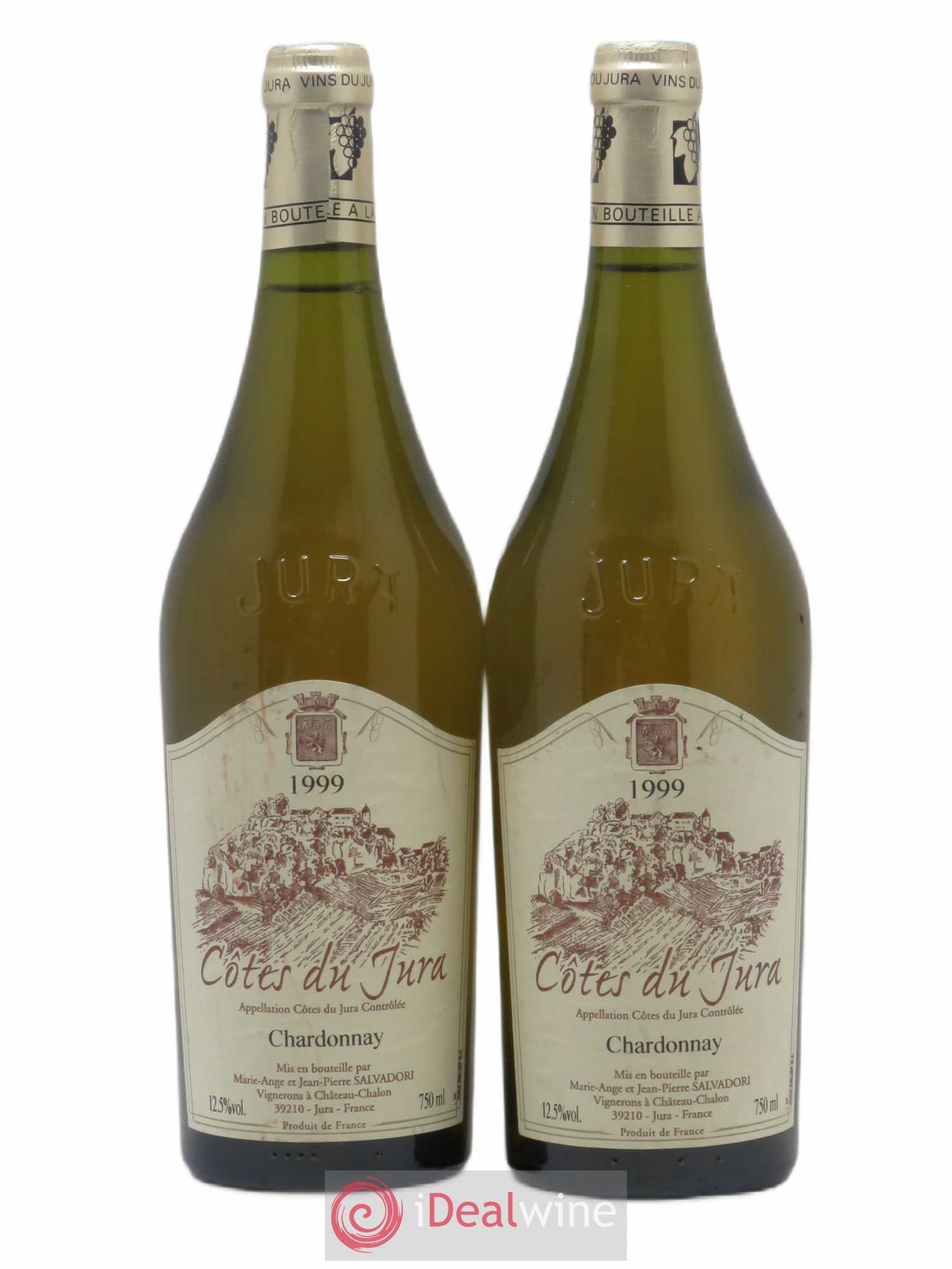 Côtes du Jura Chardonnay Salvadori 1999 - Posten von 2 Flaschen - 0