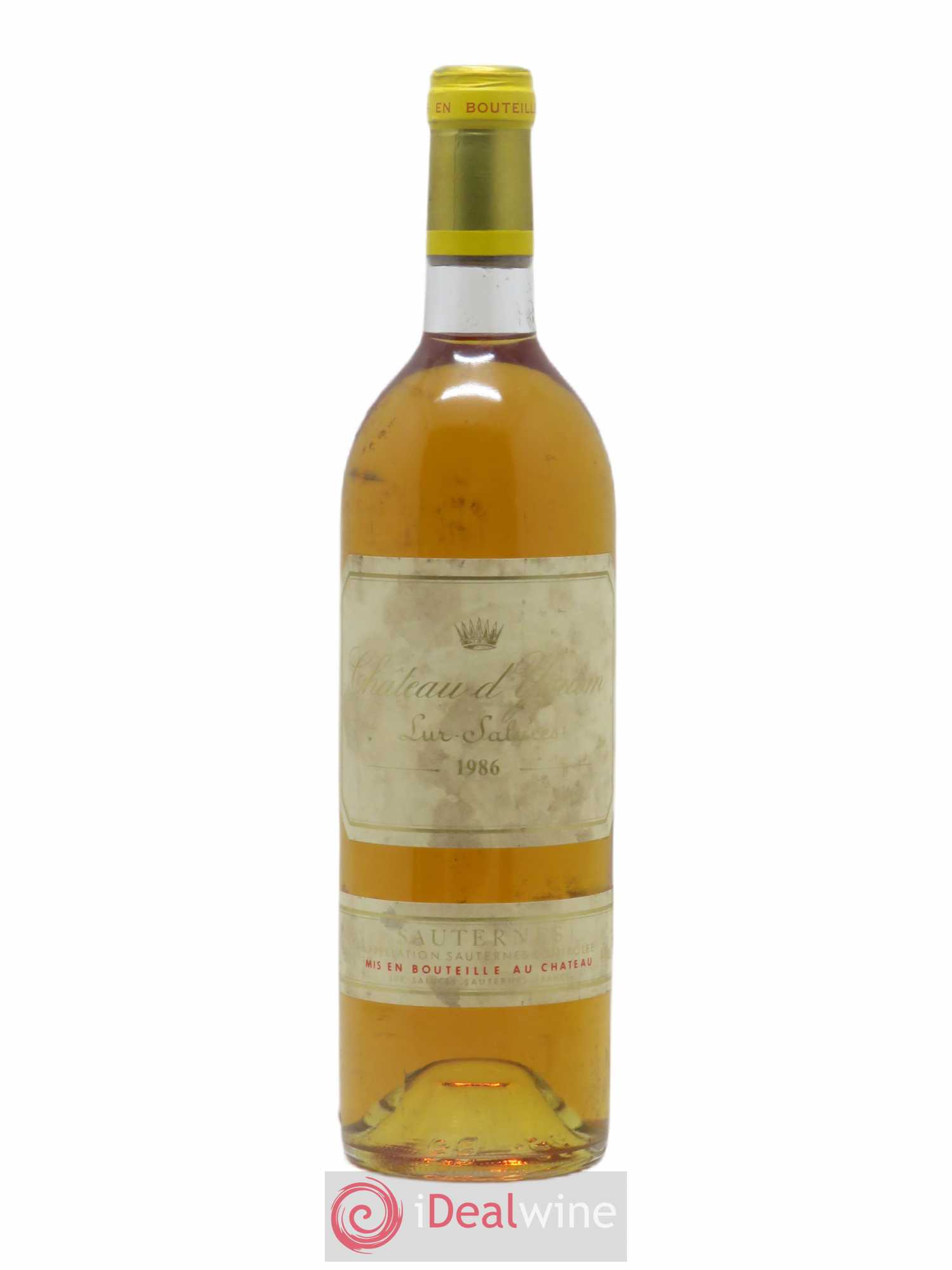 Château d' Yquem 1er Cru Classé Supérieur 1986 - Lotto di 1 bottiglia - 0