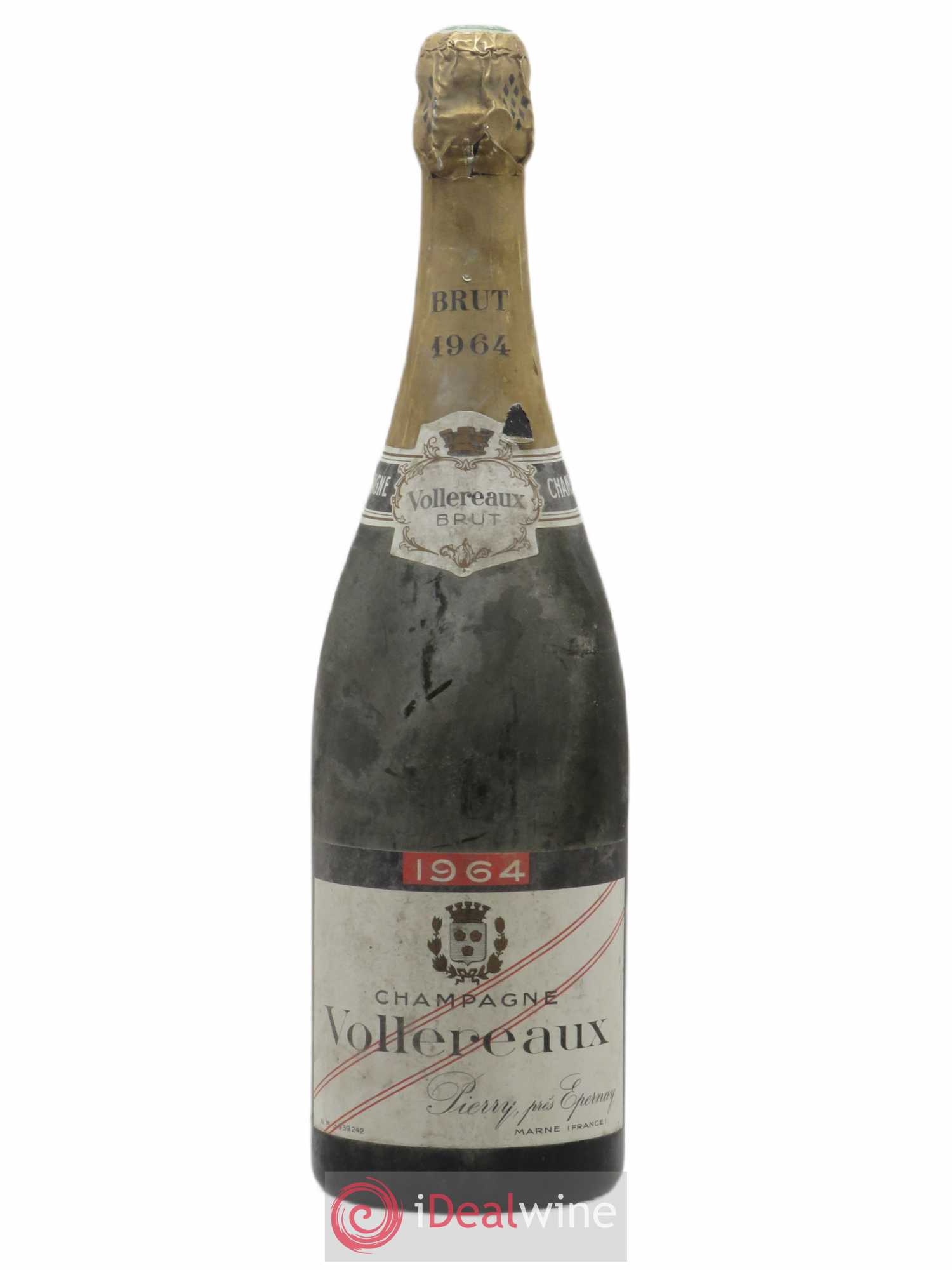 Champagne Vollereaux Brut 1964 - Posten von 1 Flasche - 0