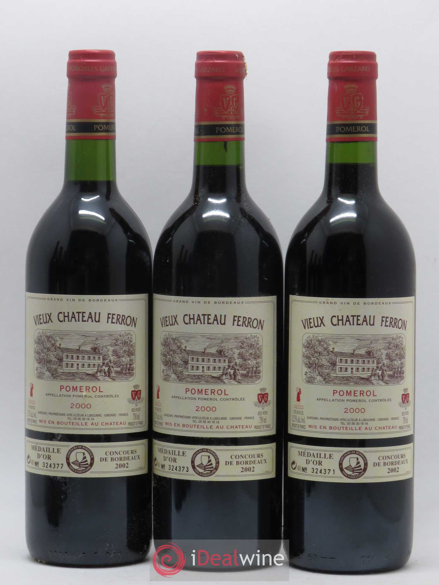 Vieux Château Ferron 2000 - Lot de 6 bouteilles - 1