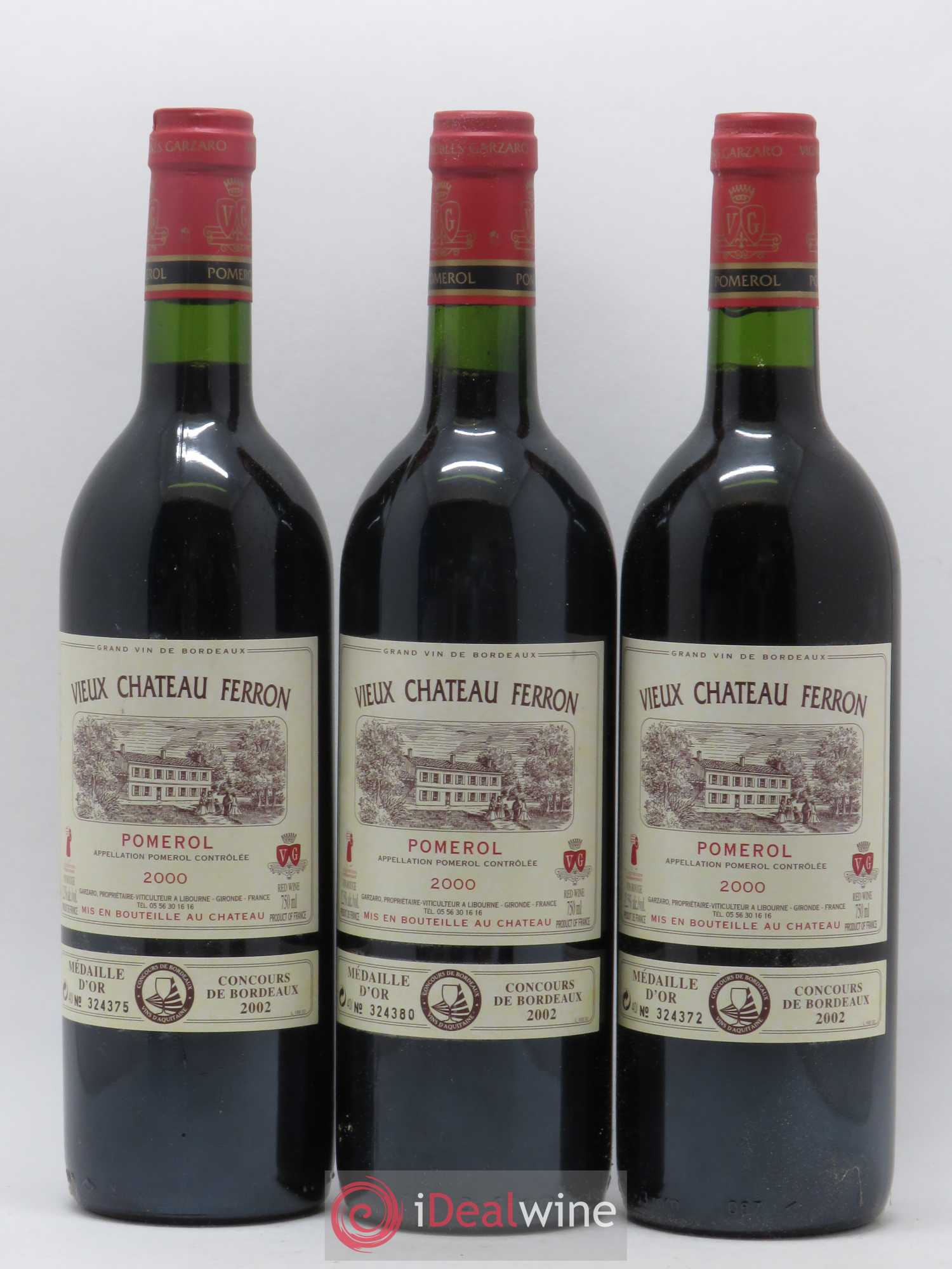Vieux Château Ferron 2000 - Lot de 6 bouteilles - 2