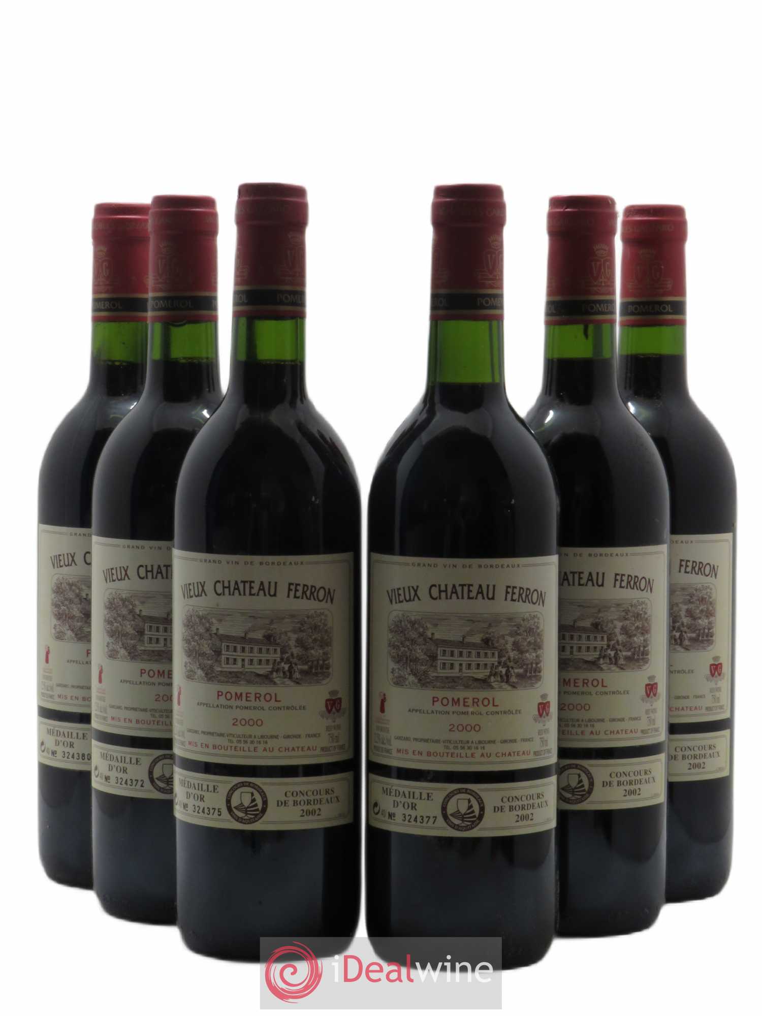 Vieux Château Ferron 2000 - Lot de 6 bouteilles - 0