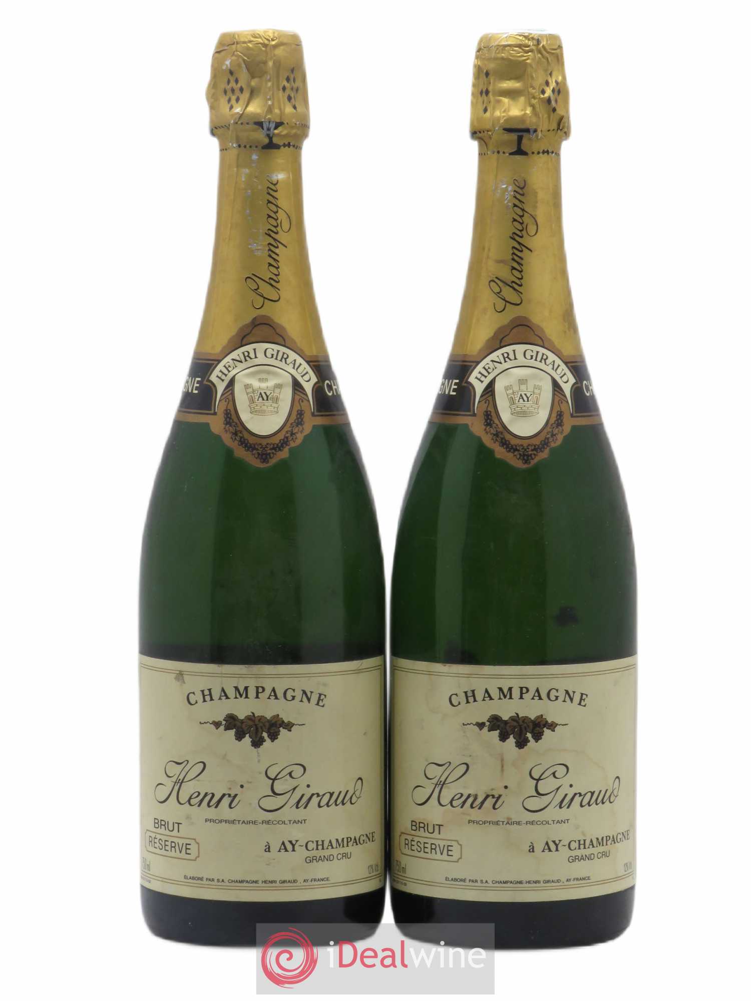 Champagne Henri Giraud Brut Reserve - Posten von 2 Flaschen - 0