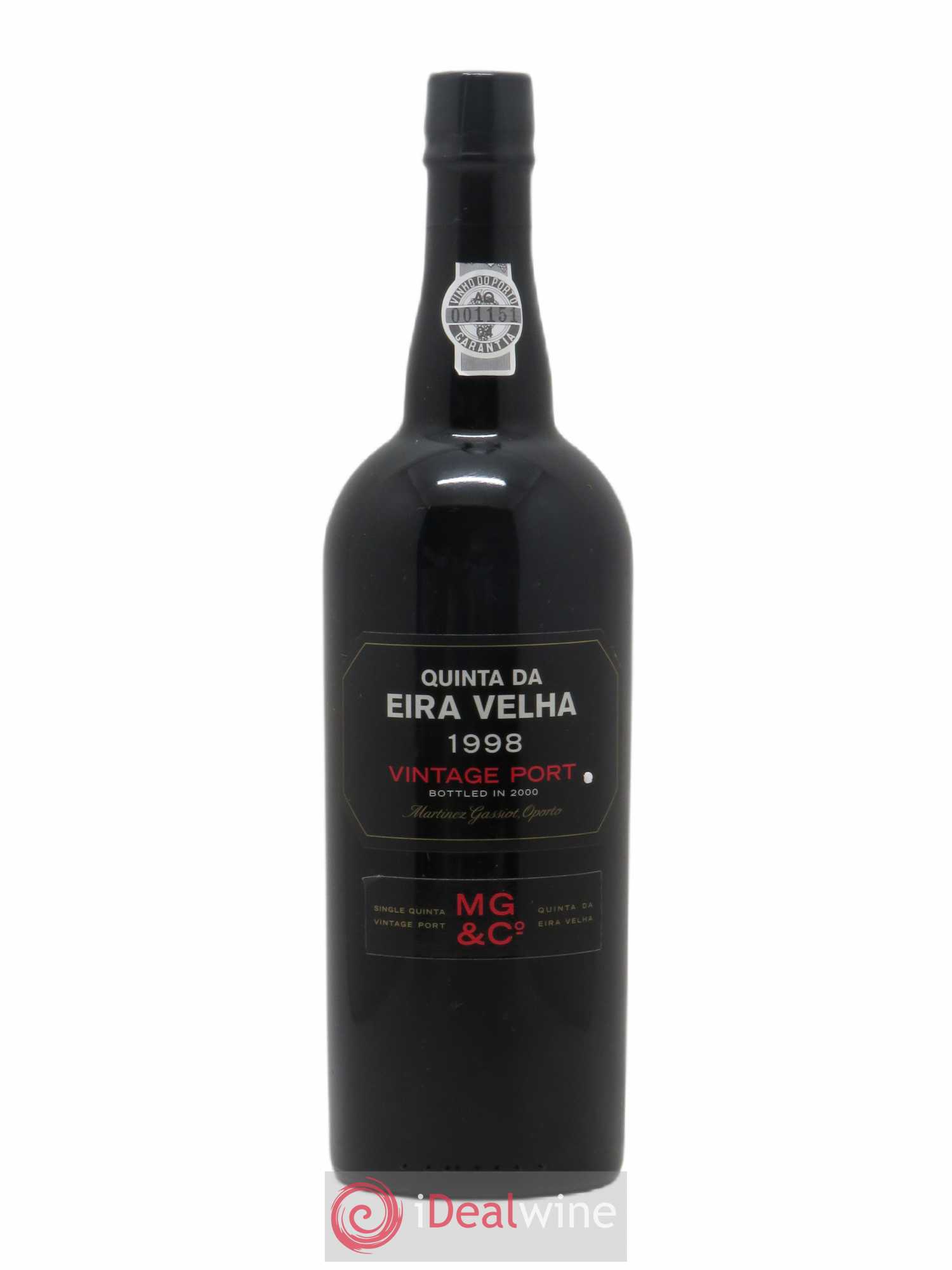 Porto Quinta da Eira Velha Vintage 1998 - Posten von 1 Flasche - 0