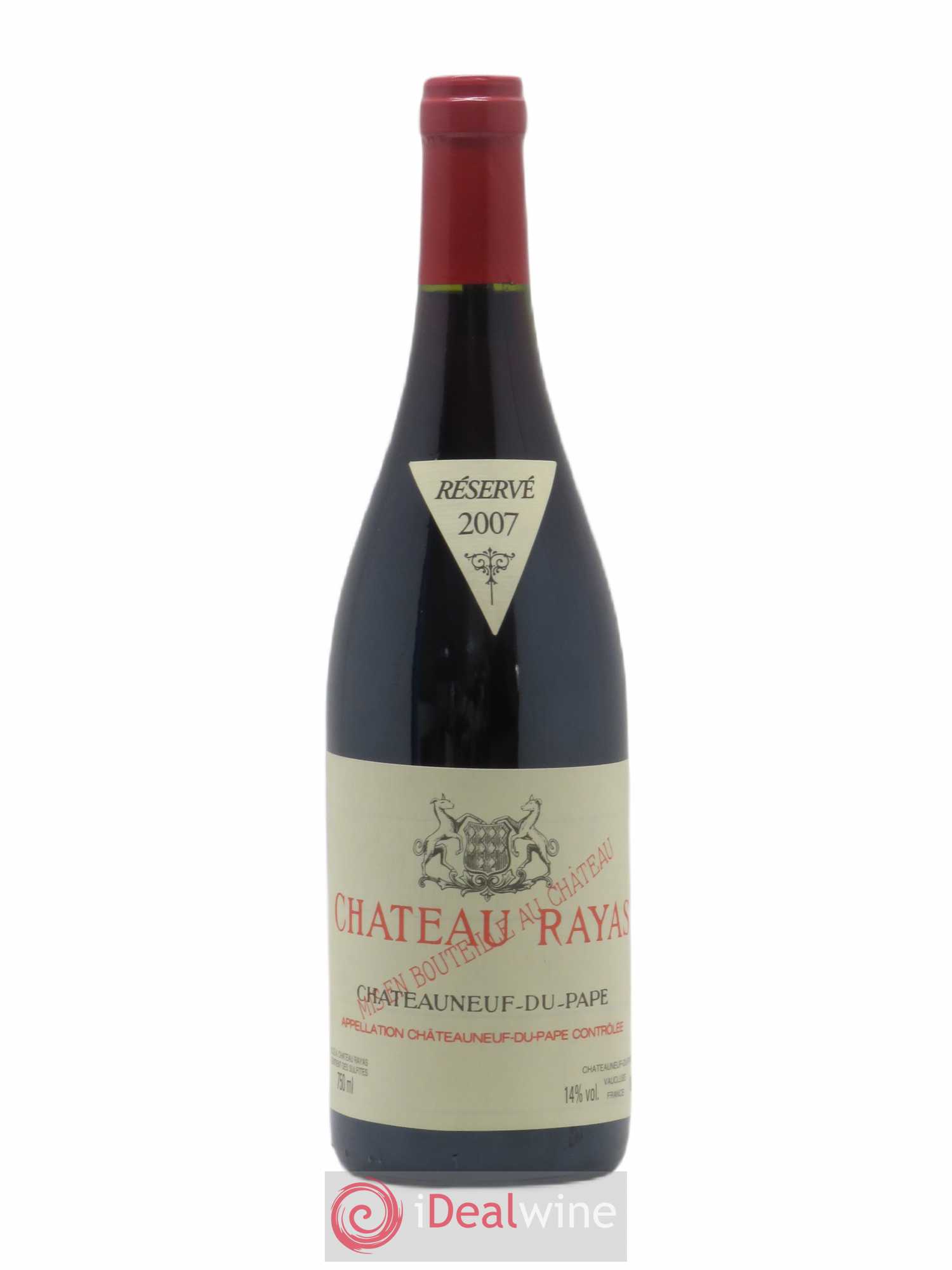 Châteauneuf-du-Pape Château Rayas Emmanuel Reynaud 2007 - Lot de 1 bouteille - 0