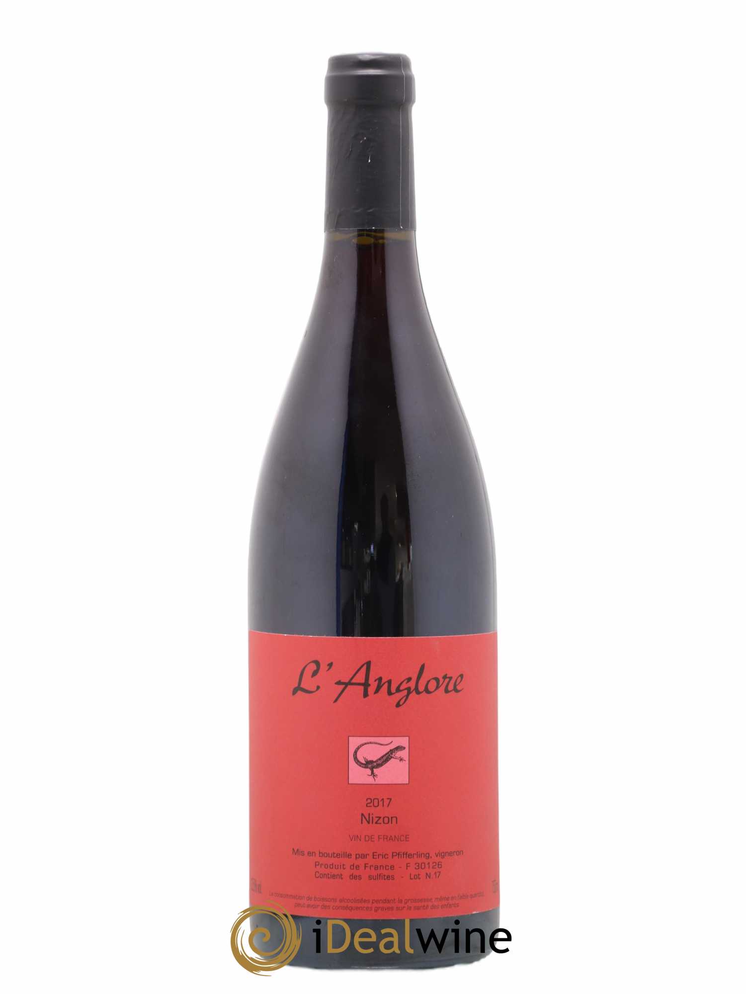 Vin de France Nizon L'Anglore 2017 - Lot de 1 bouteille - 0