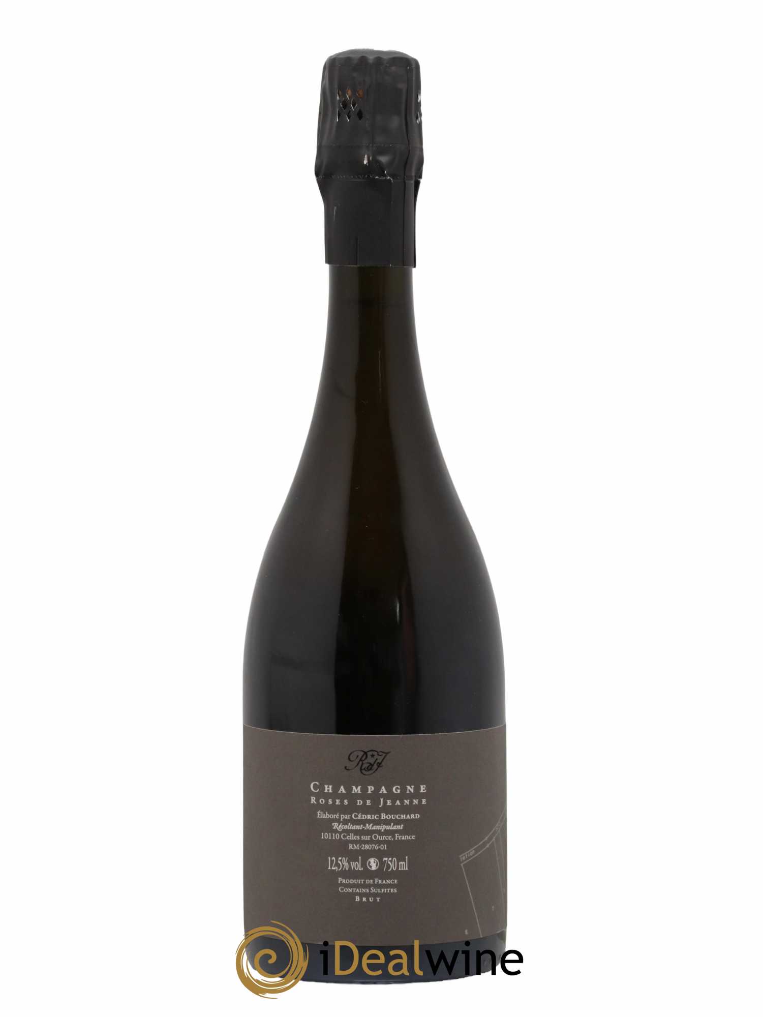 Roses de Jeanne Côte de Val Vilaine Blanc de Noirs Cédric Bouchard 2020 - Lot de 1 bouteille - 1