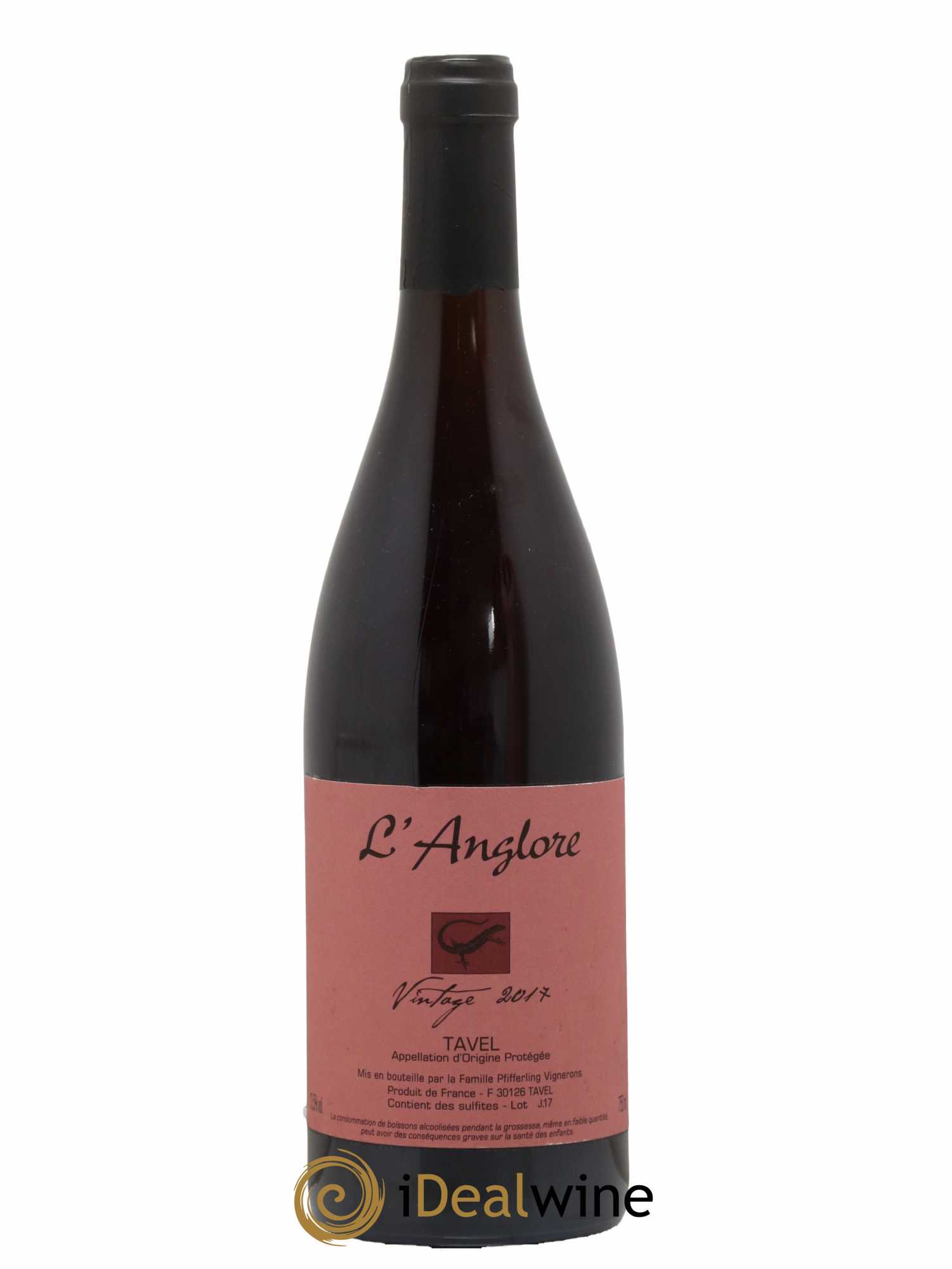 Tavel Vintage L'Anglore 2017 - Lot de 1 bouteille - 0