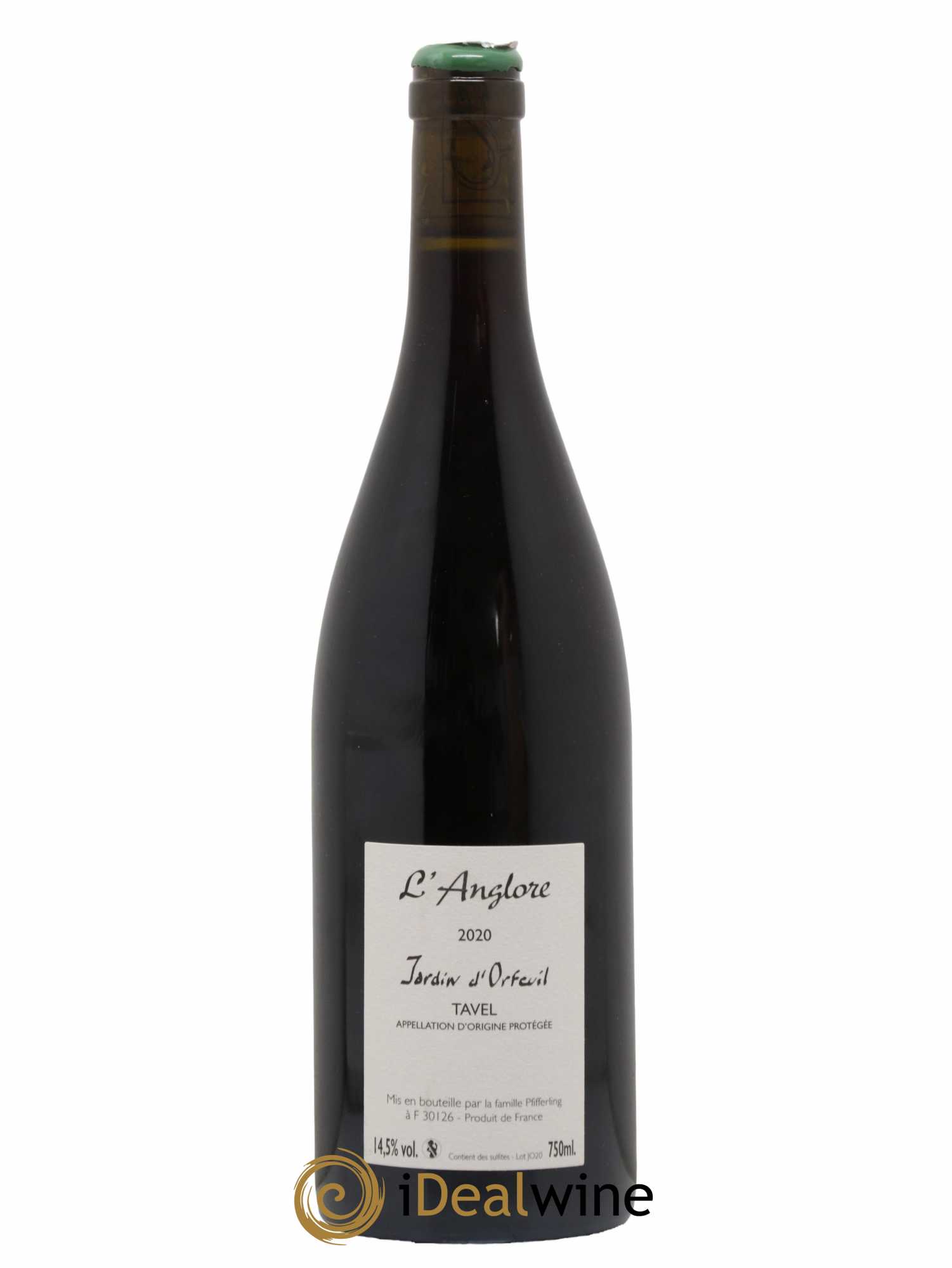 Tavel Jardin D'Orfeuil L'Anglore 2020 - Lot de 1 bouteille - 1