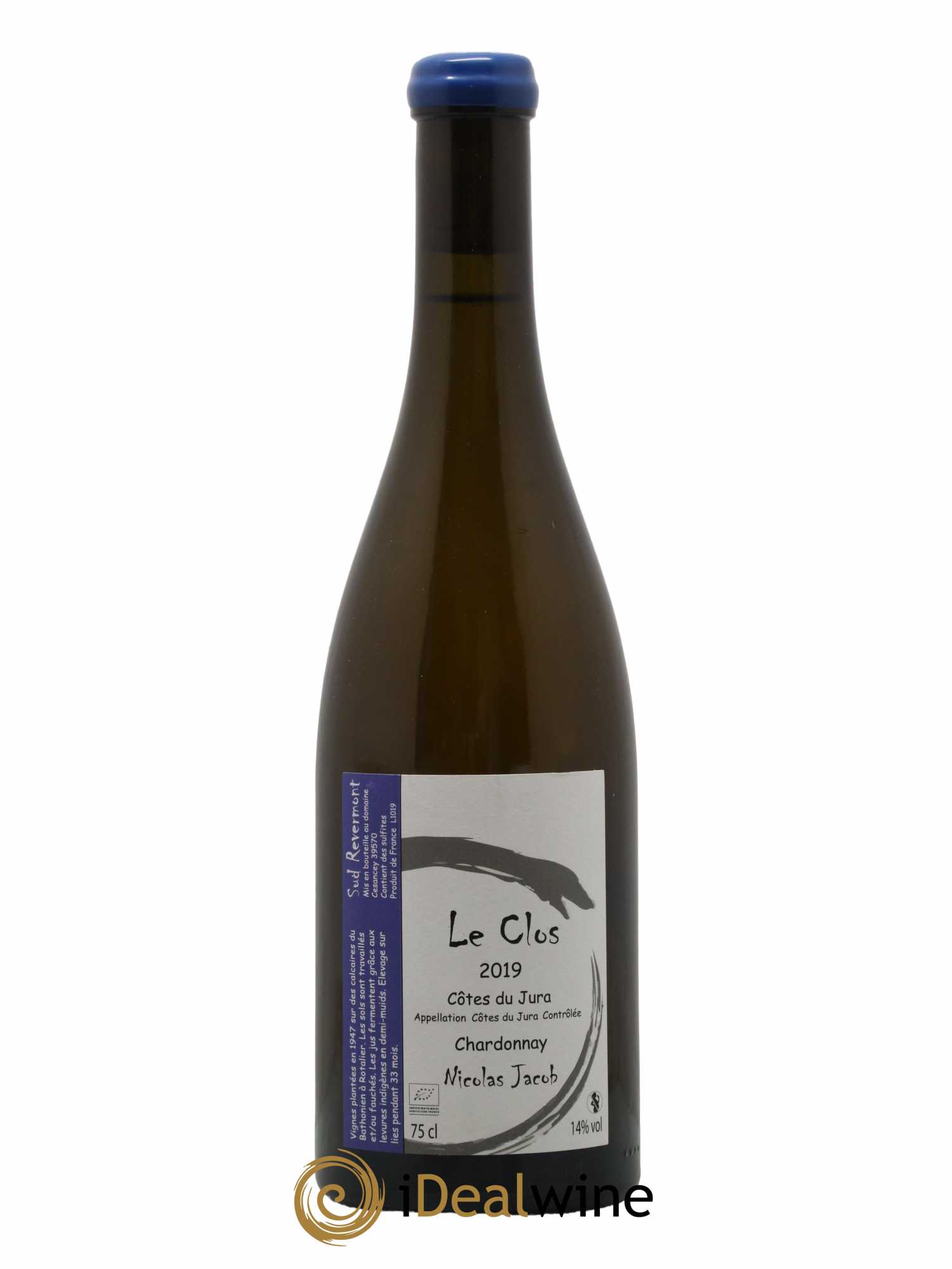 Côtes du Jura Chardonnay Le Clos Nicolas Jacob 2019 - Lot de 1 bouteille - 0