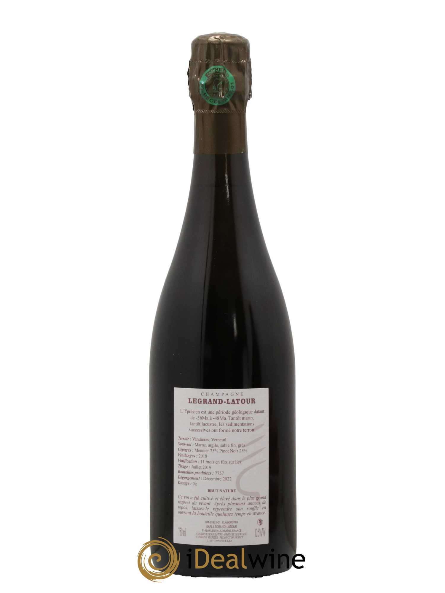 Yprésien Legrand Latour 2018 - Lot de 1 bouteille - 1