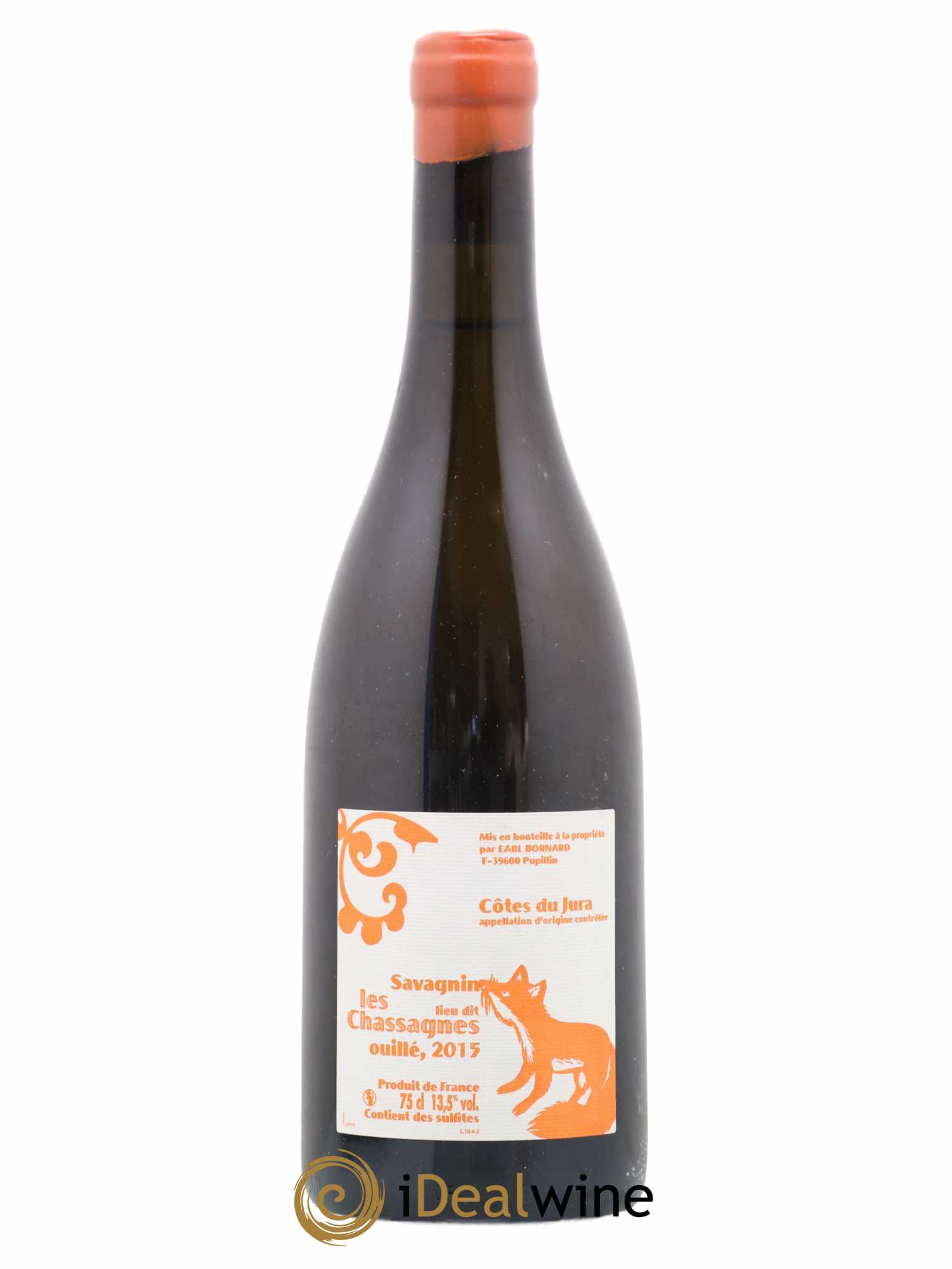 Côtes du Jura Les Chassagnes Savagnin Ouillé Bornard 2015 - Lot de 1 bouteille - 0