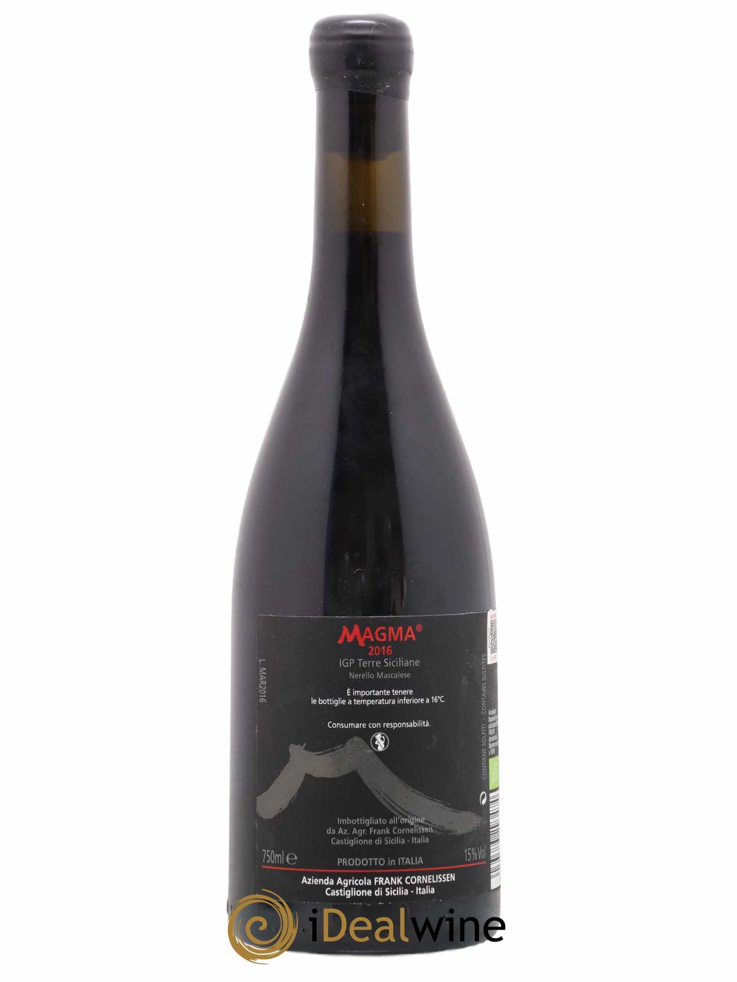 Terre Siciliane IGT Magma Frank Cornelissen 2016 - Lot de 1 bouteille - 1