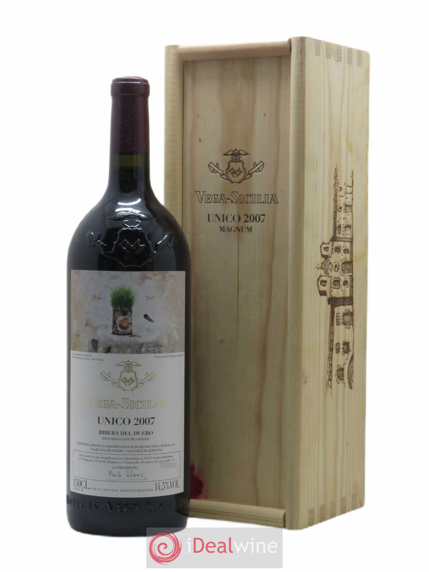 Ribera Del Duero DO Vega Sicilia Unico Famille Alvarez 2007 - Lot de 1 magnum - 0
