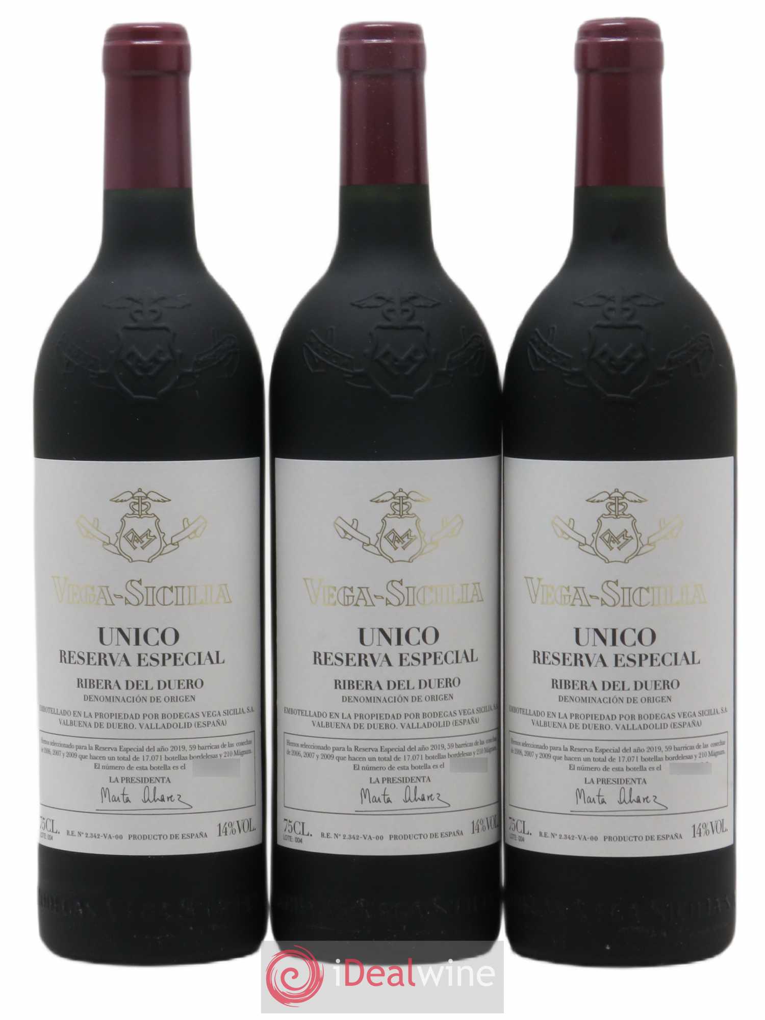 Ribera Del Duero Vega Sicilia Unico Reserva Especial Famille Alvarez - Lot de 3 bouteilles - 0