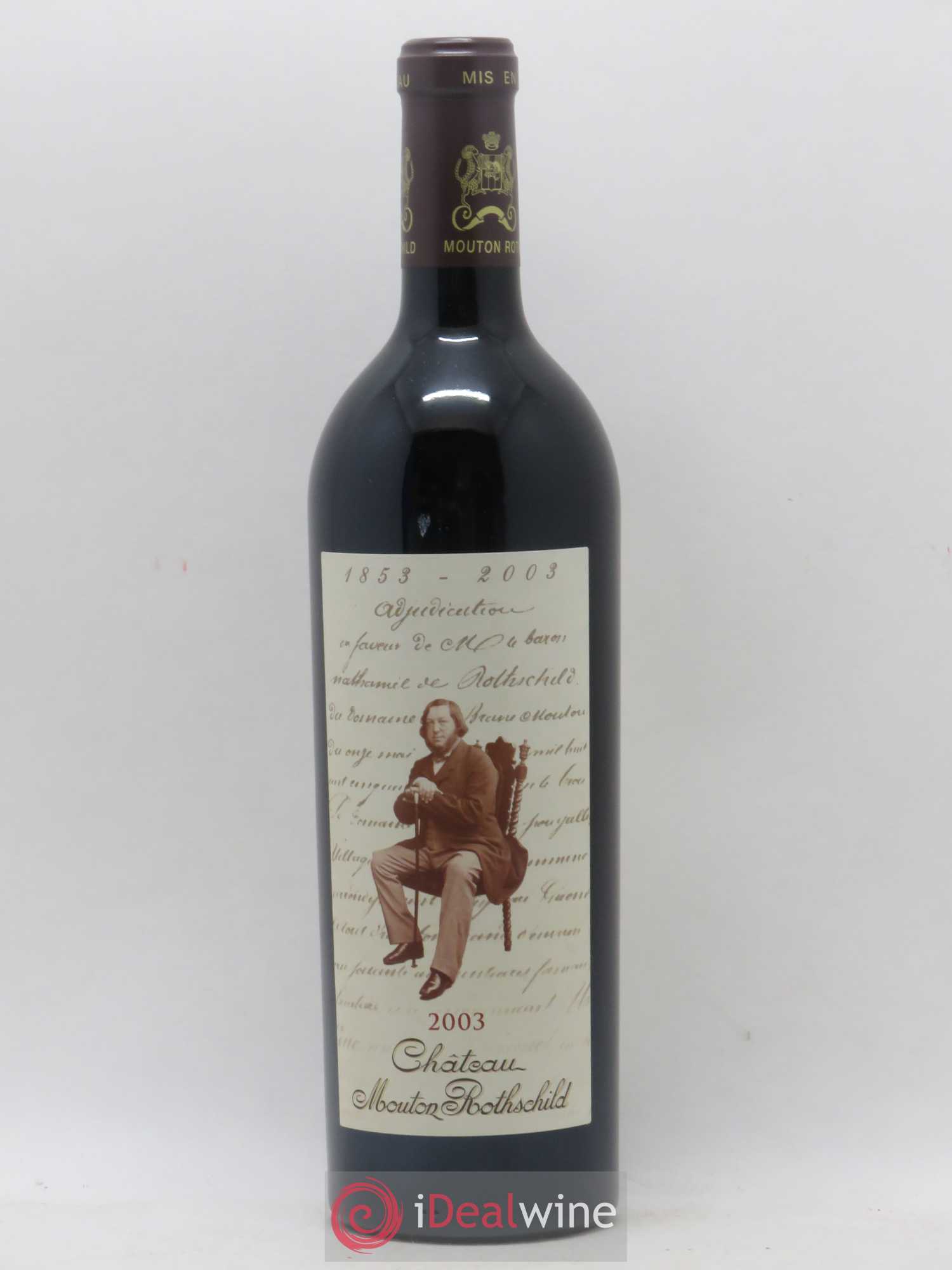 Château Mouton Rothschild 1er Grand Cru Classé 2003 - Lot de 1 bouteille - 1