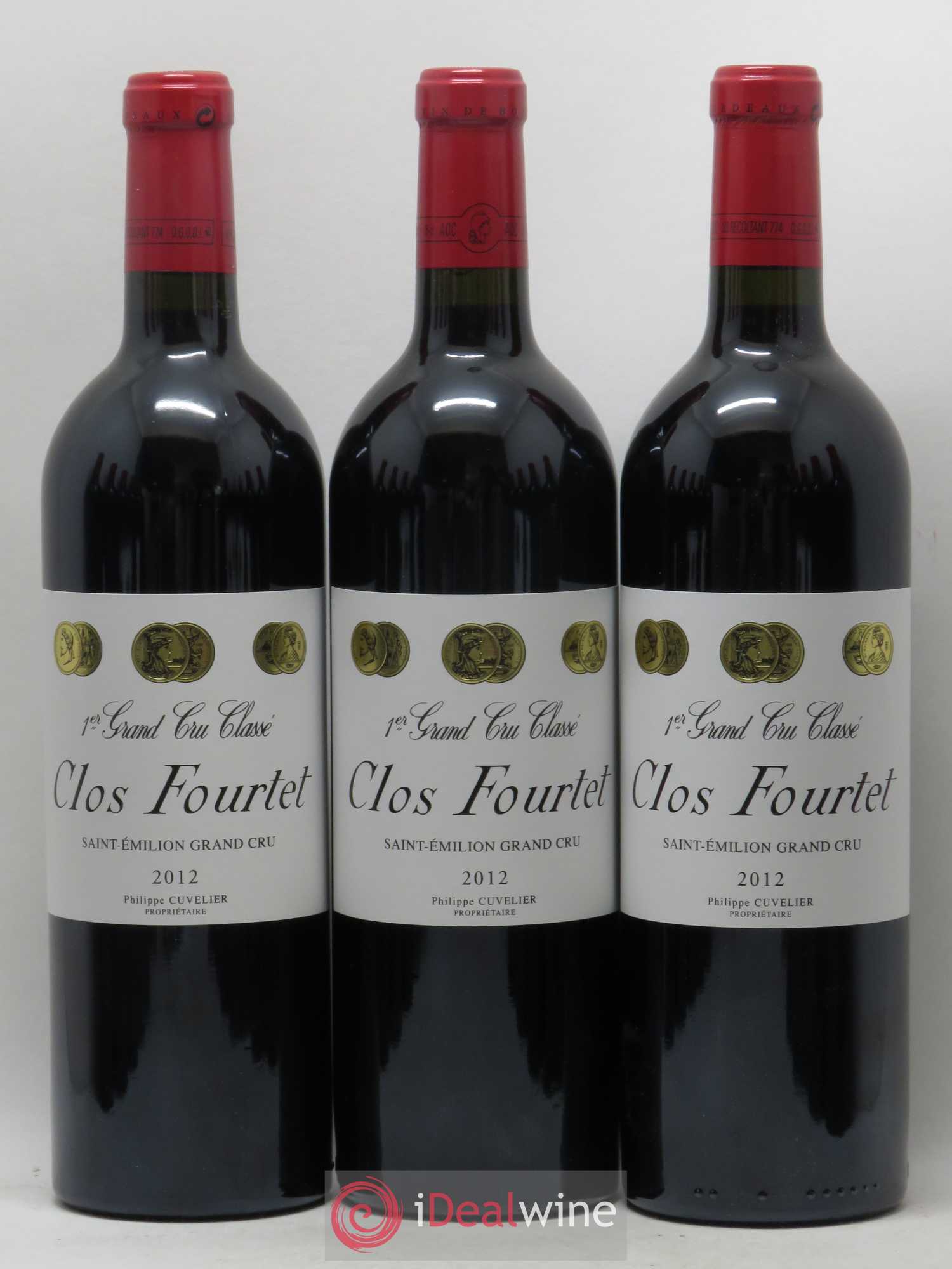 Clos Fourtet 1er Grand Cru Classé B 2012 - Lot de 12 bouteilles - 1