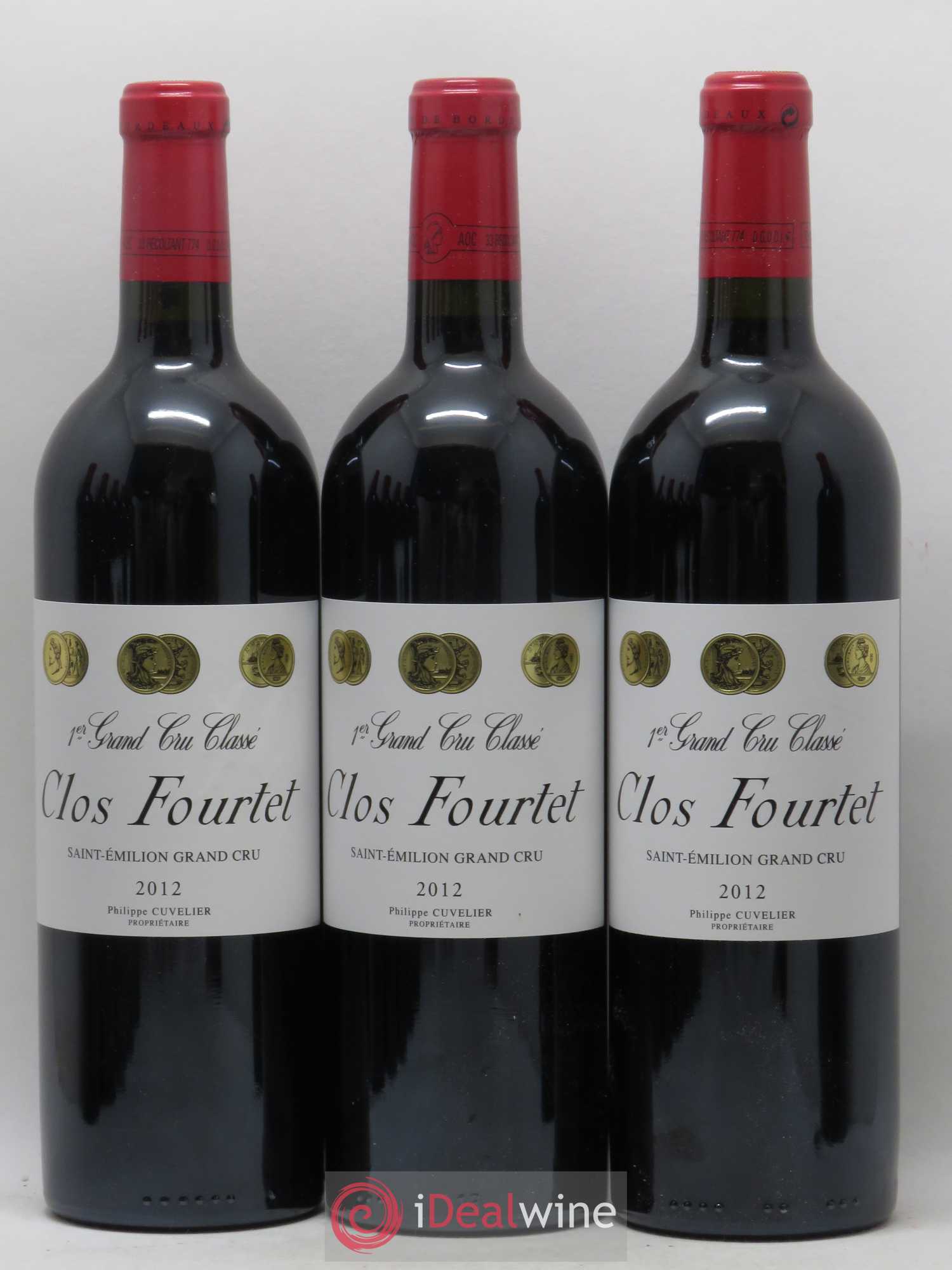 Clos Fourtet 1er Grand Cru Classé B 2012 - Lot de 12 bouteilles - 2