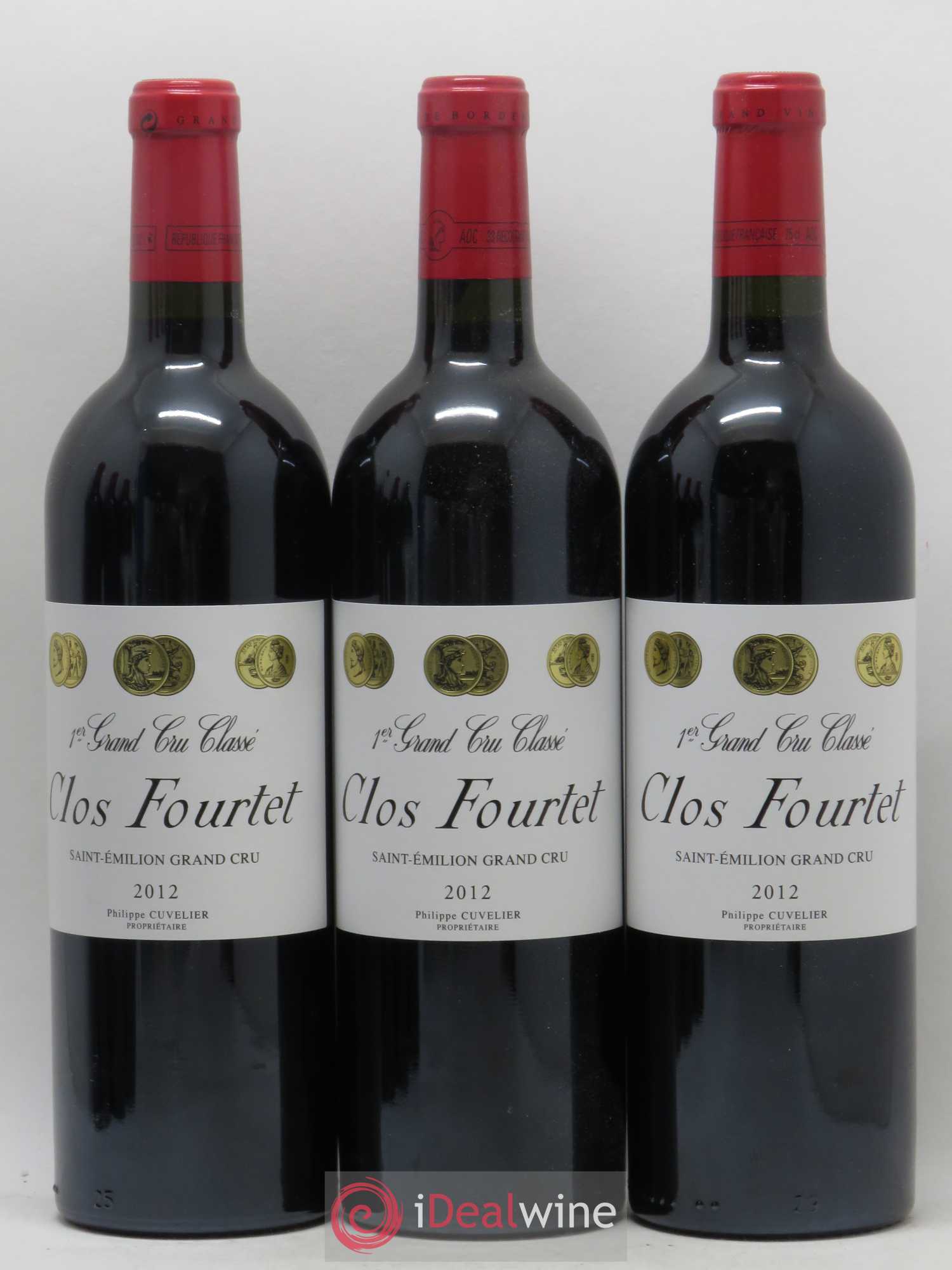 Clos Fourtet 1er Grand Cru Classé B 2012 - Lot de 12 bouteilles - 3