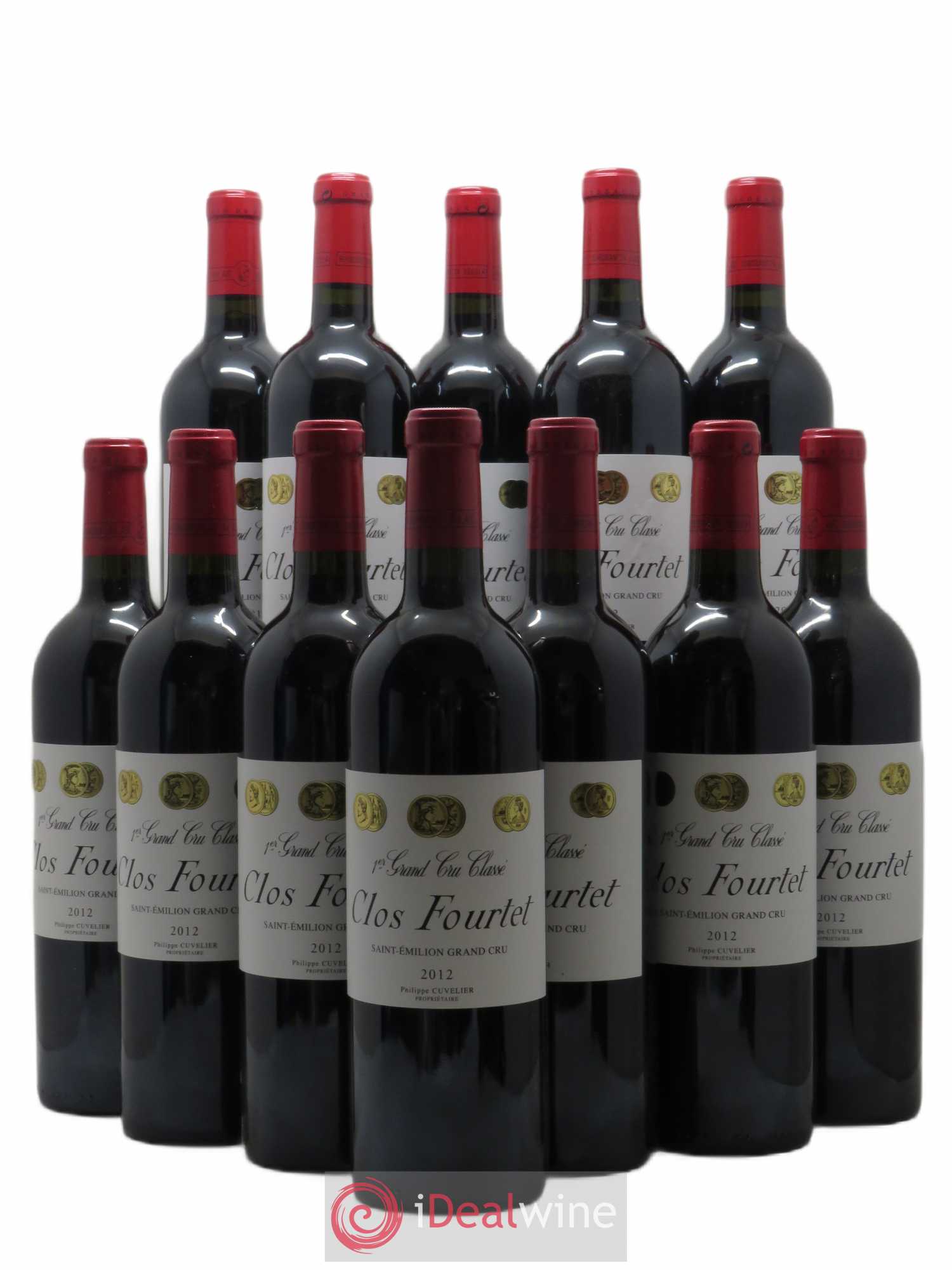 Clos Fourtet 1er Grand Cru Classé B 2012 - Lot de 12 bouteilles - 0