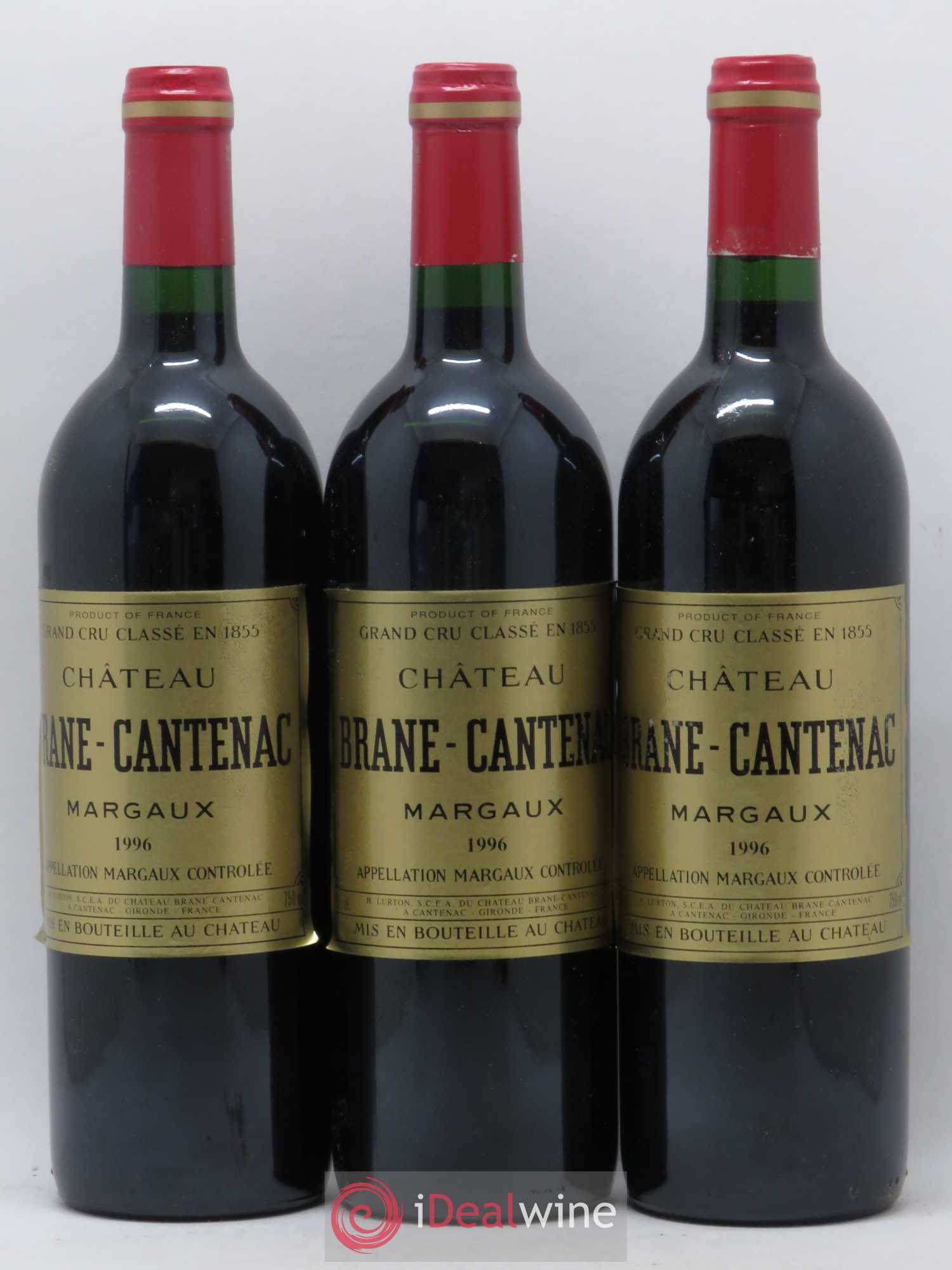 Château Brane Cantenac 2ème Grand Cru Classé 1996 - Lot de 6 bouteilles - 2