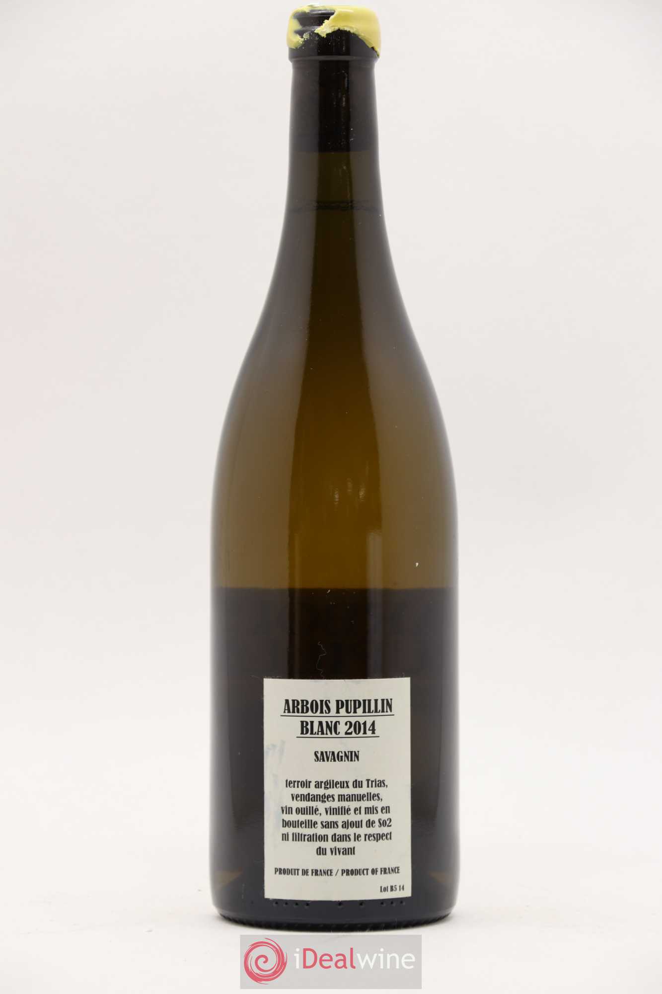 Arbois-Pupillin Savagnin Adeline Houillon & Renaud Bruyère 2014 - Lot de 1 bouteille - 1