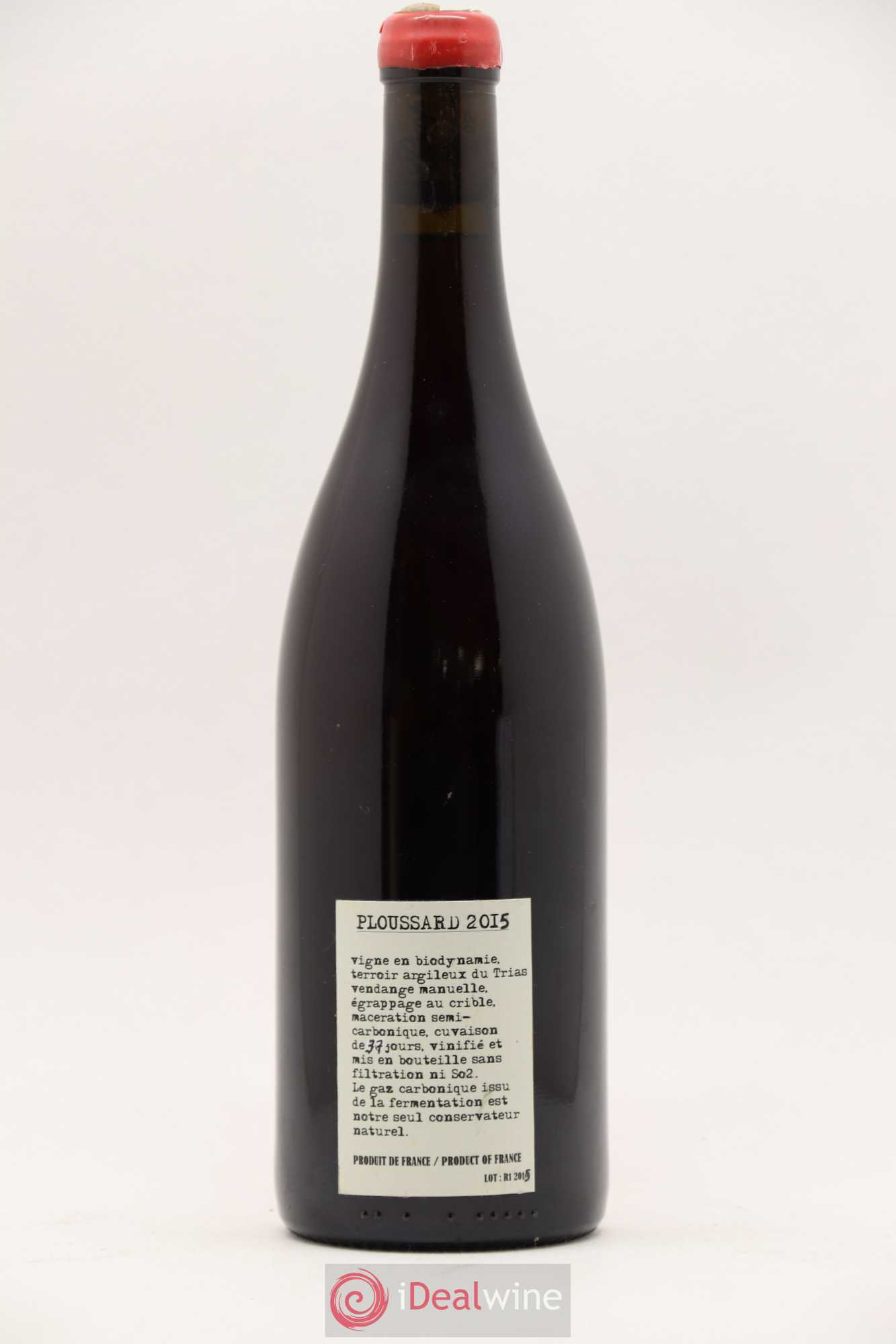 Arbois Pupillin Cuvée Ploussard Adeline Houillon & Renaud Bruyère 2015 - Posten von 1 Flasche - 1