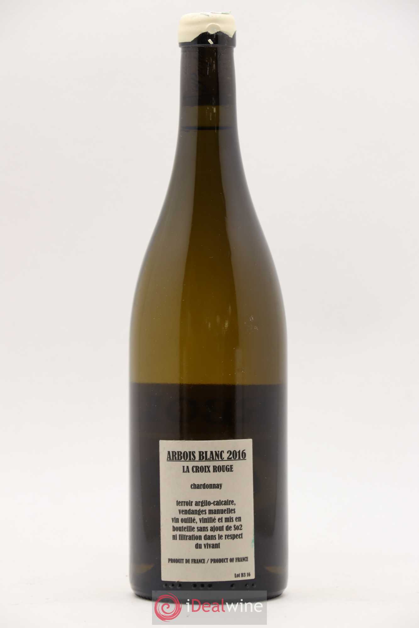 Arbois Pupillin La Croix Rouge Chardonnay Adeline Houillon & Renaud Bruyère 2016 - Posten von 1 Flasche - 1
