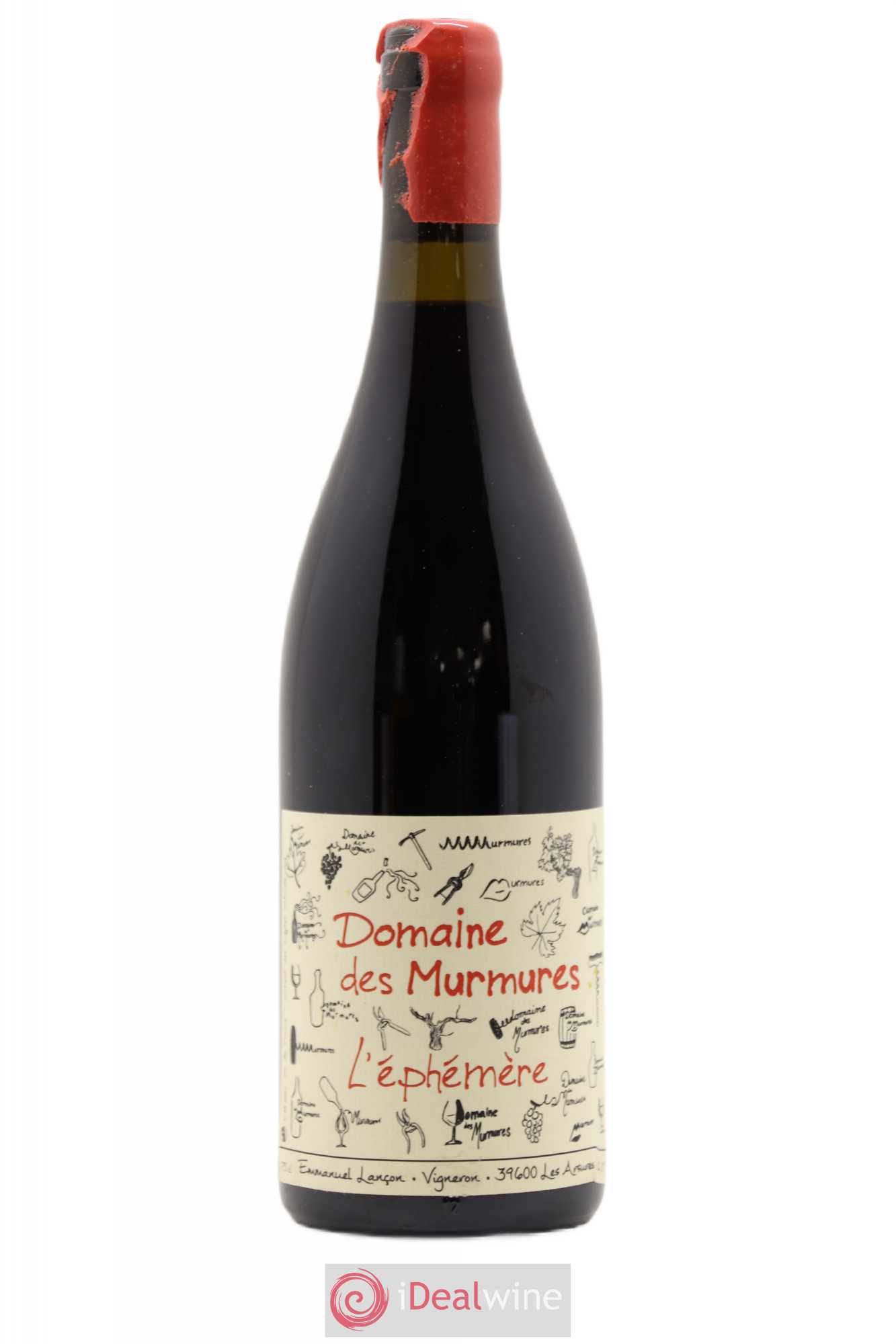Arbois Poulsard Cuvée l'Ephémère Emmanuel Lançon Murmures (Domaine des) 2017 - Posten von 1 Flasche - 0