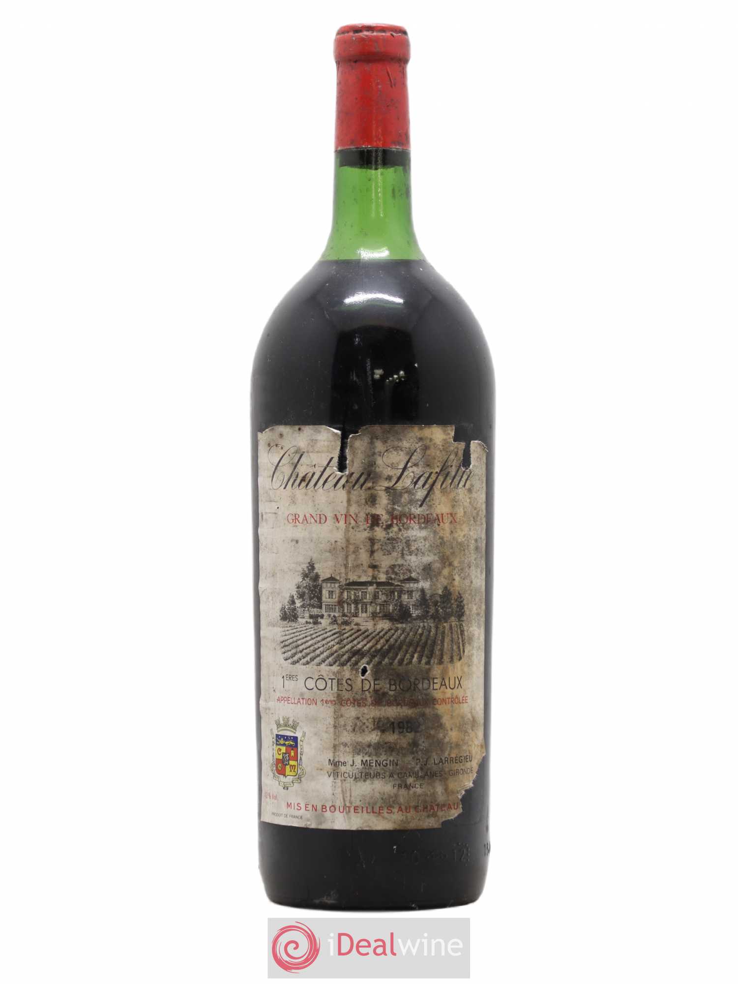 Premières Côtes de Bordeaux Château Lafitte (sans prix de réserve) 1982 - Posten von 1 Magnum - 0