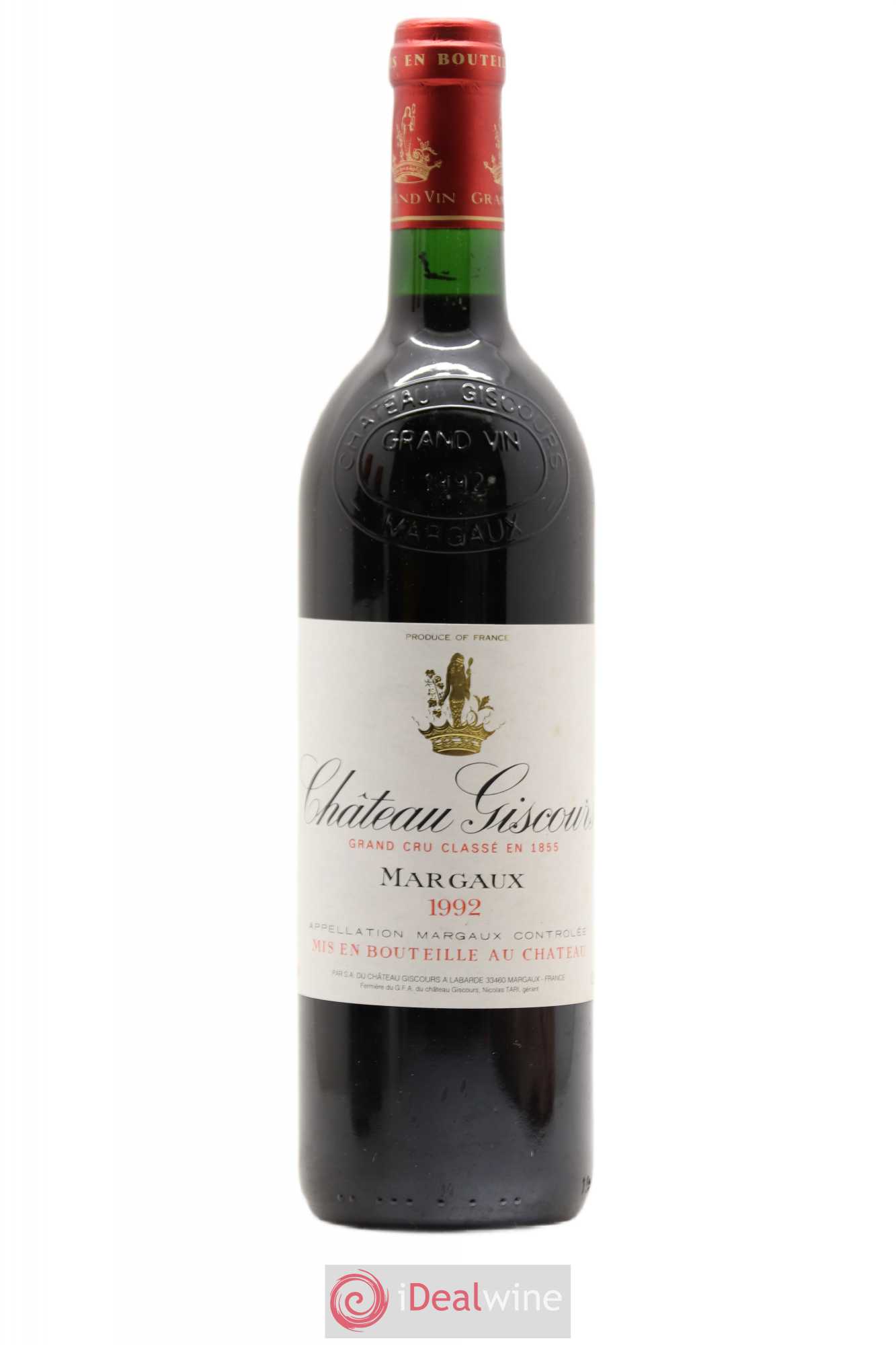 Château Giscours 3ème Grand Cru Classé 1992 - Lot de 1 bouteille - 0