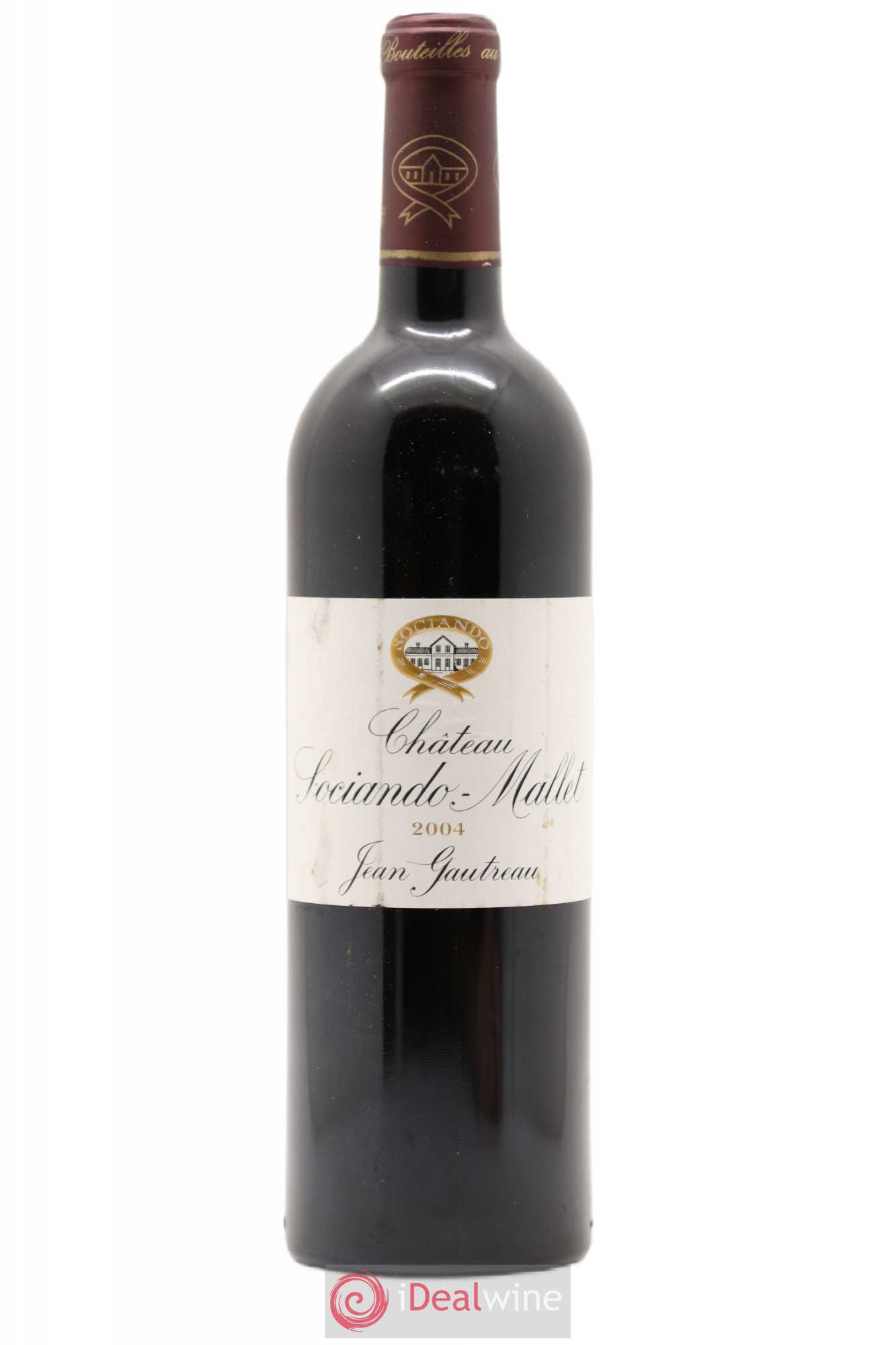 Château Sociando Mallet 2004 - Lot de 1 bouteille - 0