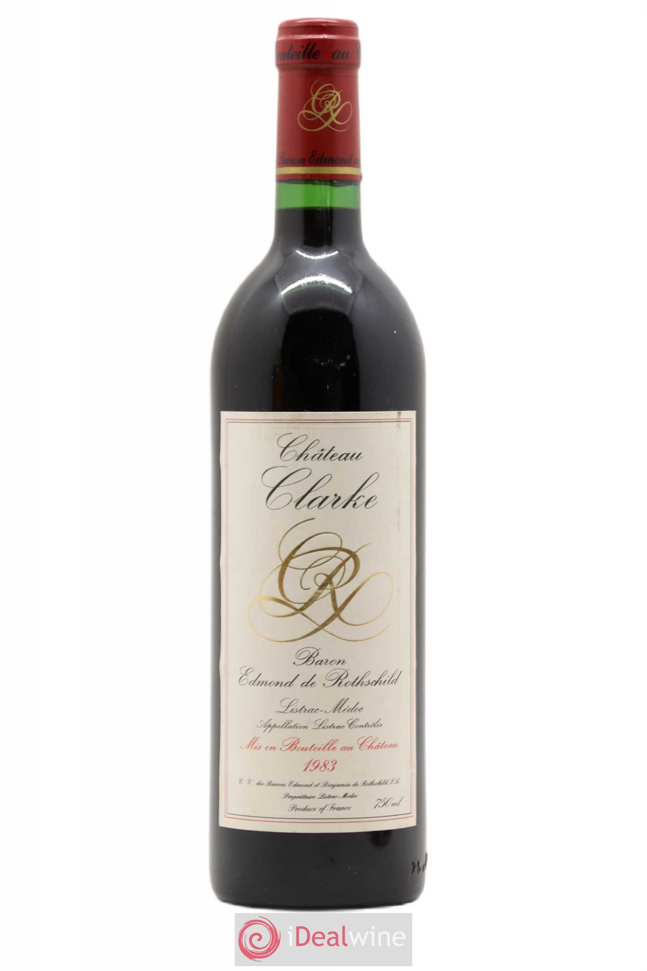 Château Clarke 1983 - Lot de 1 bouteille - 0