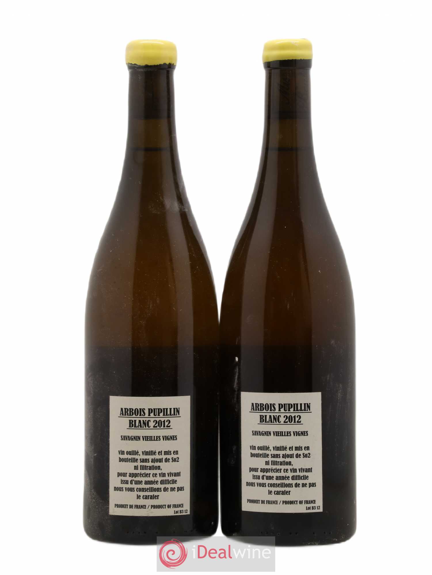 Arbois Vieilles vignes Savagnin Adeline Houillon & Renaud Bruyère 2012 - Posten von 2 Flaschen - 1