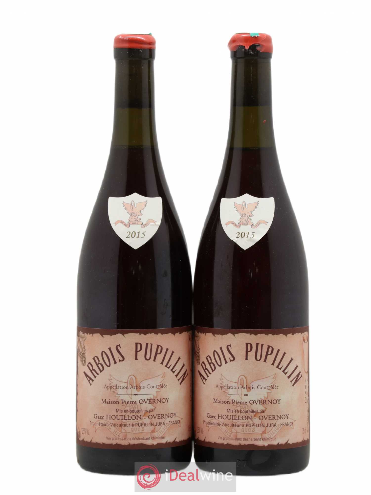 Arbois-Pupillin Poulsard (cire rouge) Overnoy-Houillon (Domaine) 2015 - Lot de 2 bouteilles - 0
