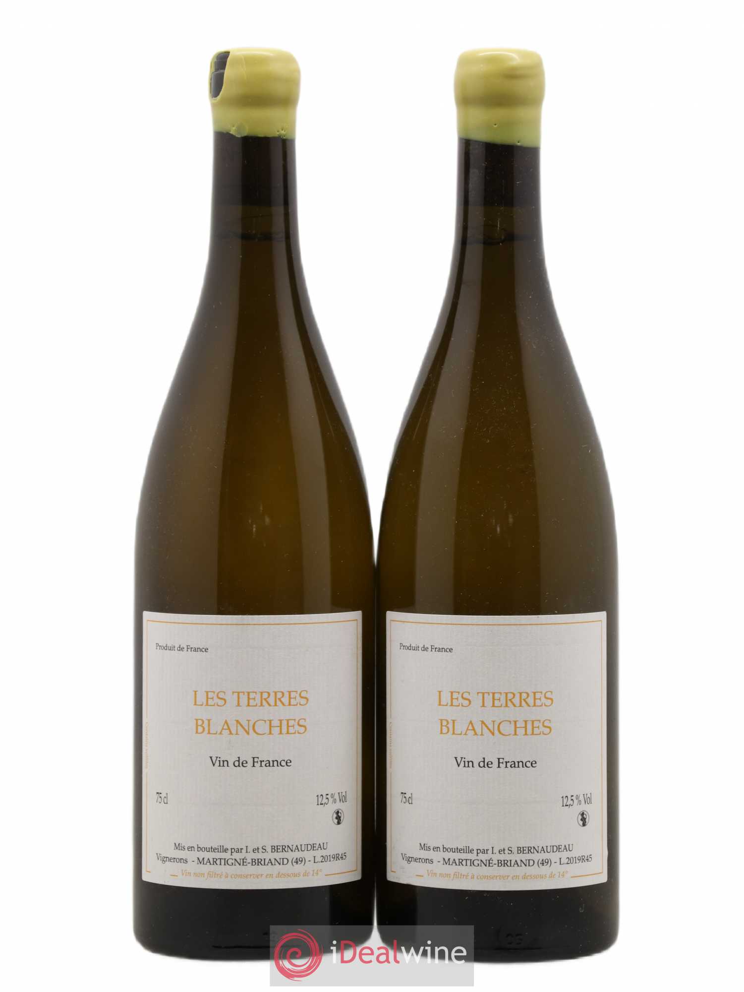 Vin de France Les Terres Blanches Stéphane Bernaudeau 2019 - Lot de 2 bouteilles - 0