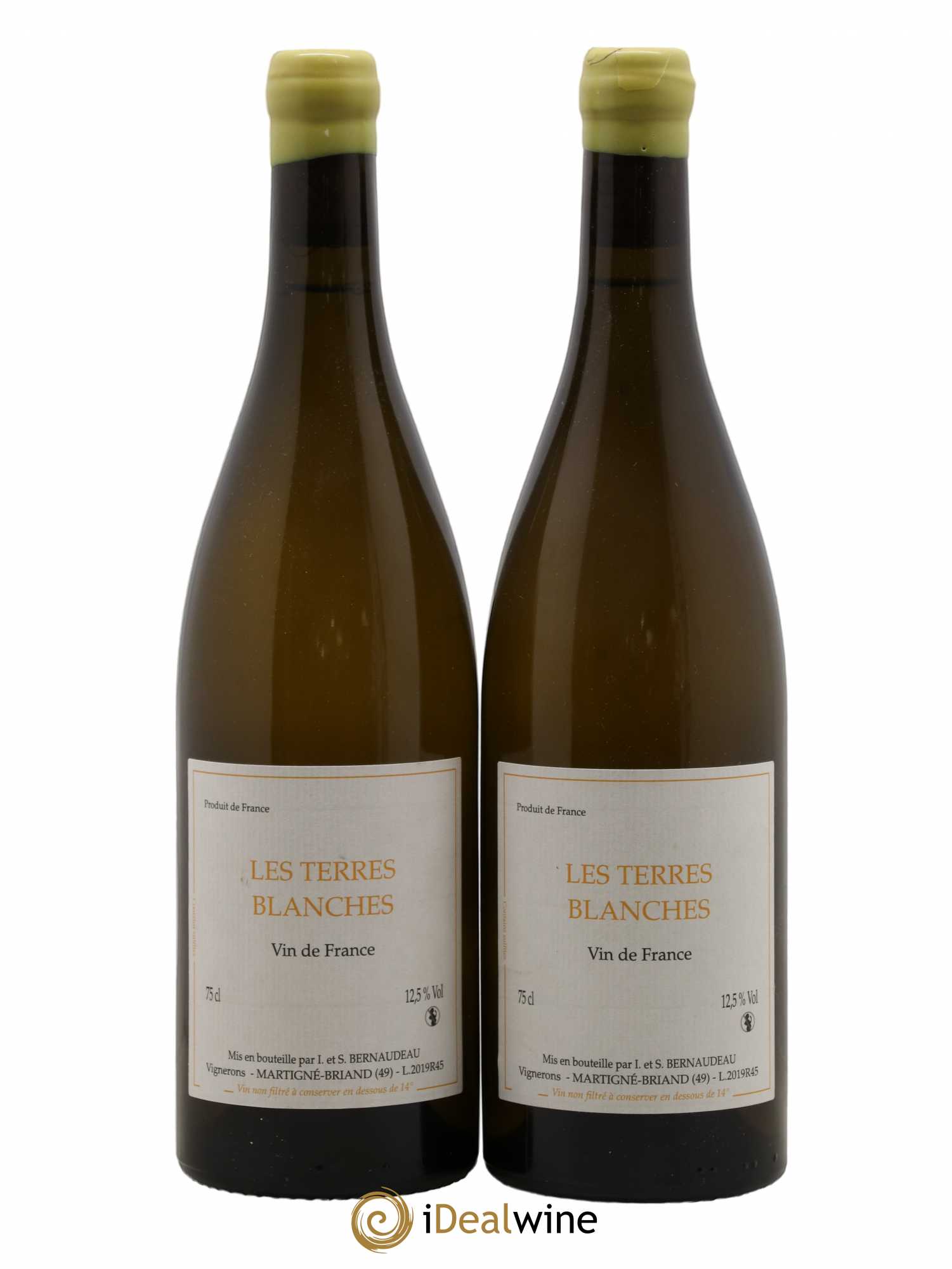 Vin de France Les Terres Blanches Stéphane Bernaudeau 2019 - Lot de 2 bouteilles - 0