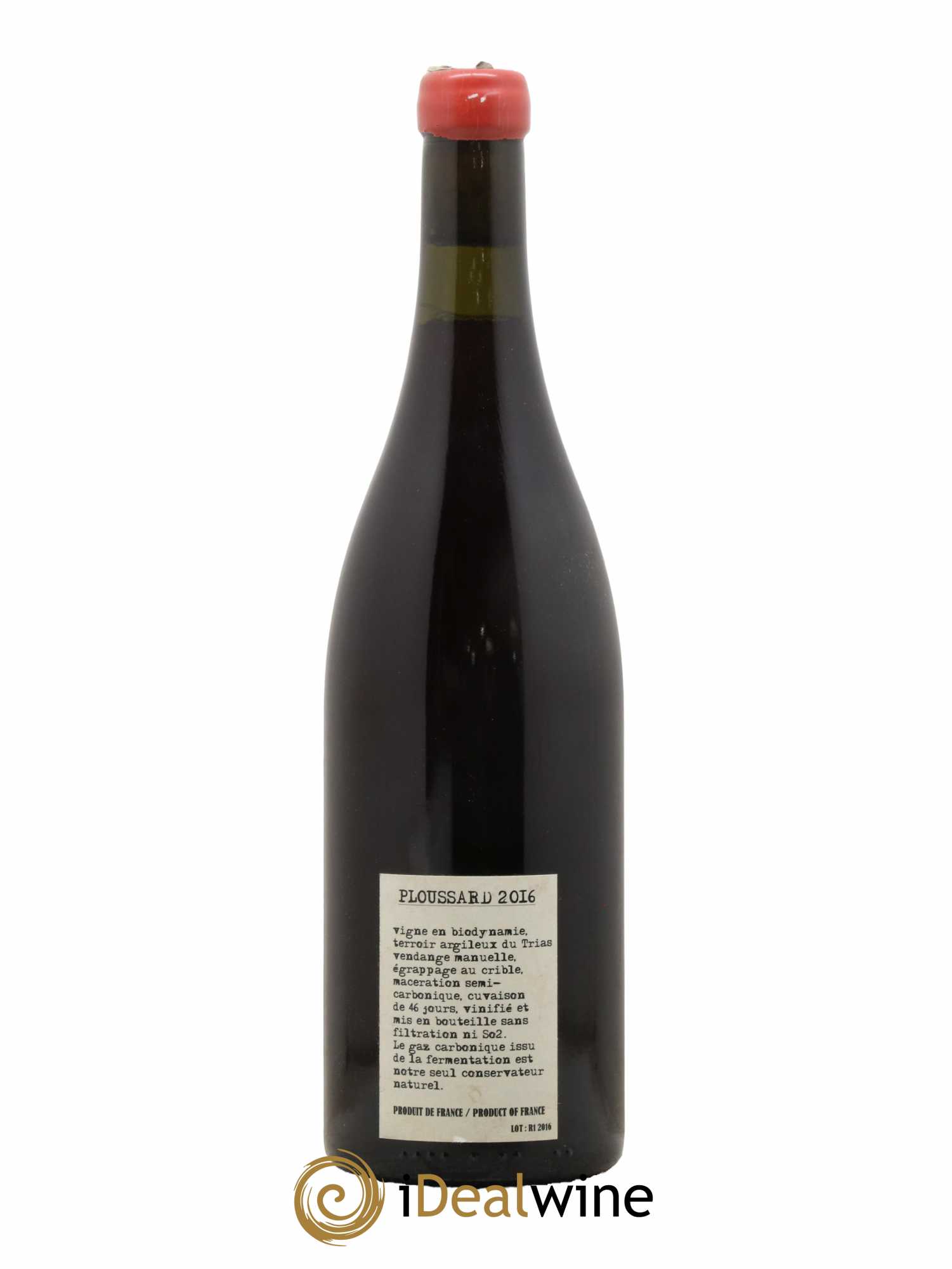 Arbois-Pupillin Ploussard Adeline Houillon & Renaud Bruyère 2016 - Lot de 1 bouteille - 1