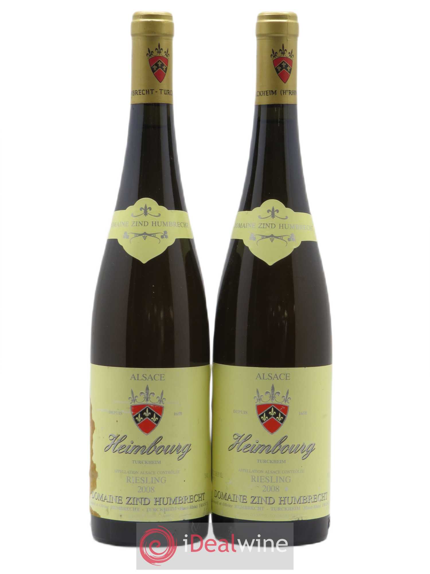 Riesling Heimbourg Zind Humbrecht 2008 - Posten von 2 Flaschen - 0