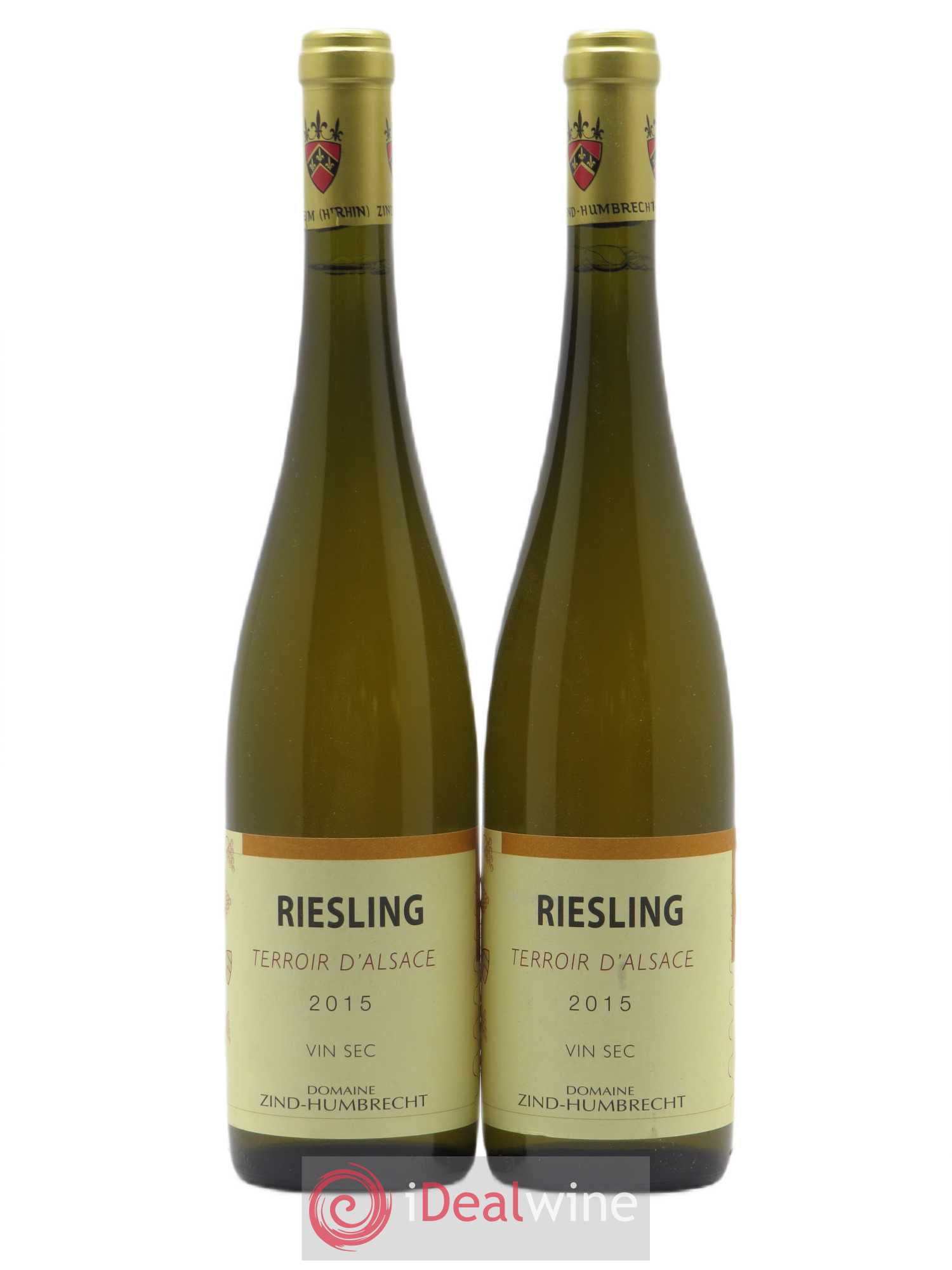 Riesling Zind Humbrecht Terroir d'Alsace 2015 - Posten von 2 Flaschen - 0