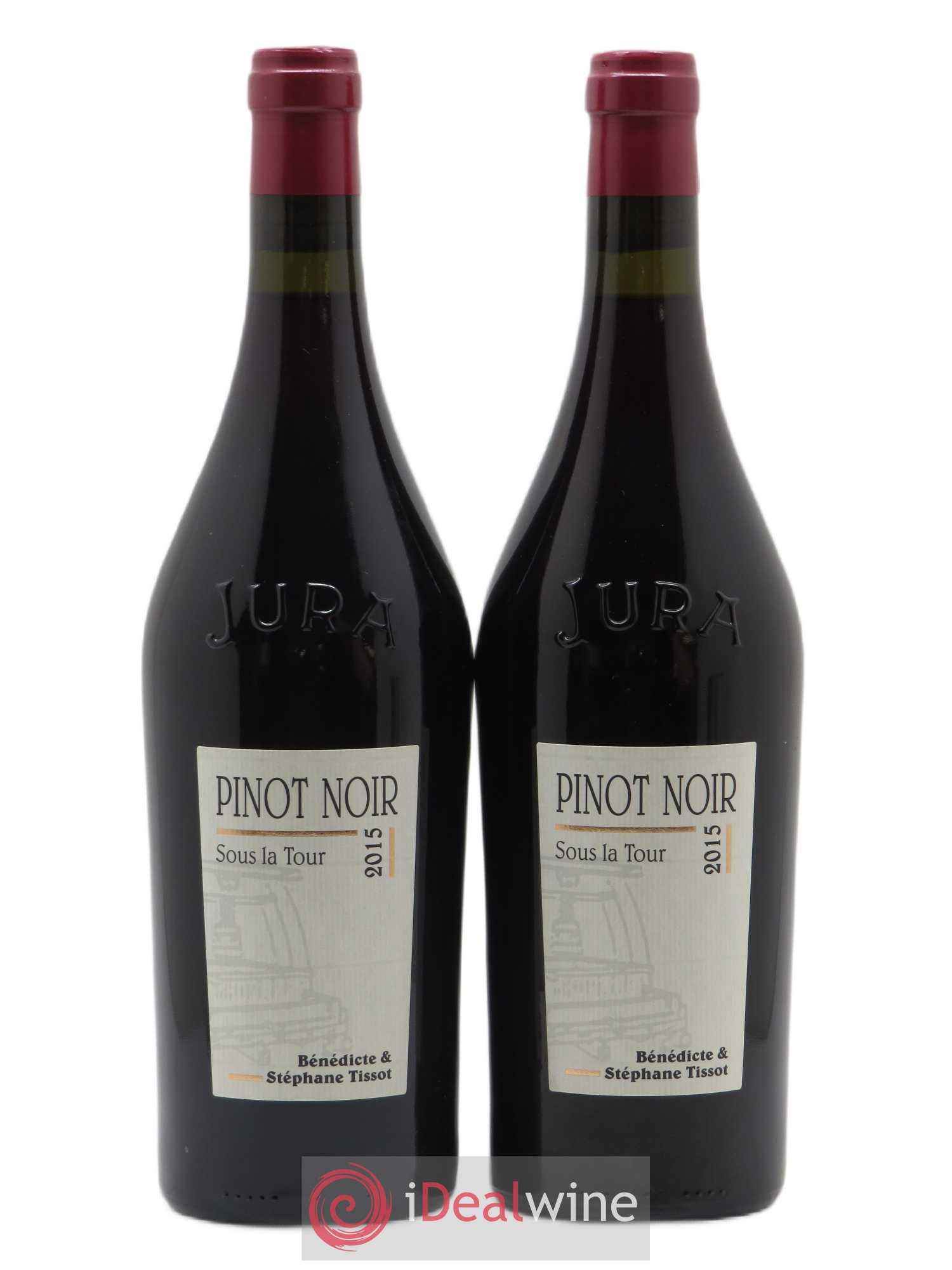 Arbois Sous la Tour Pinot Noir Bénédicte et Stéphane Tissot 2015 - Lot de 2 bouteilles - 0