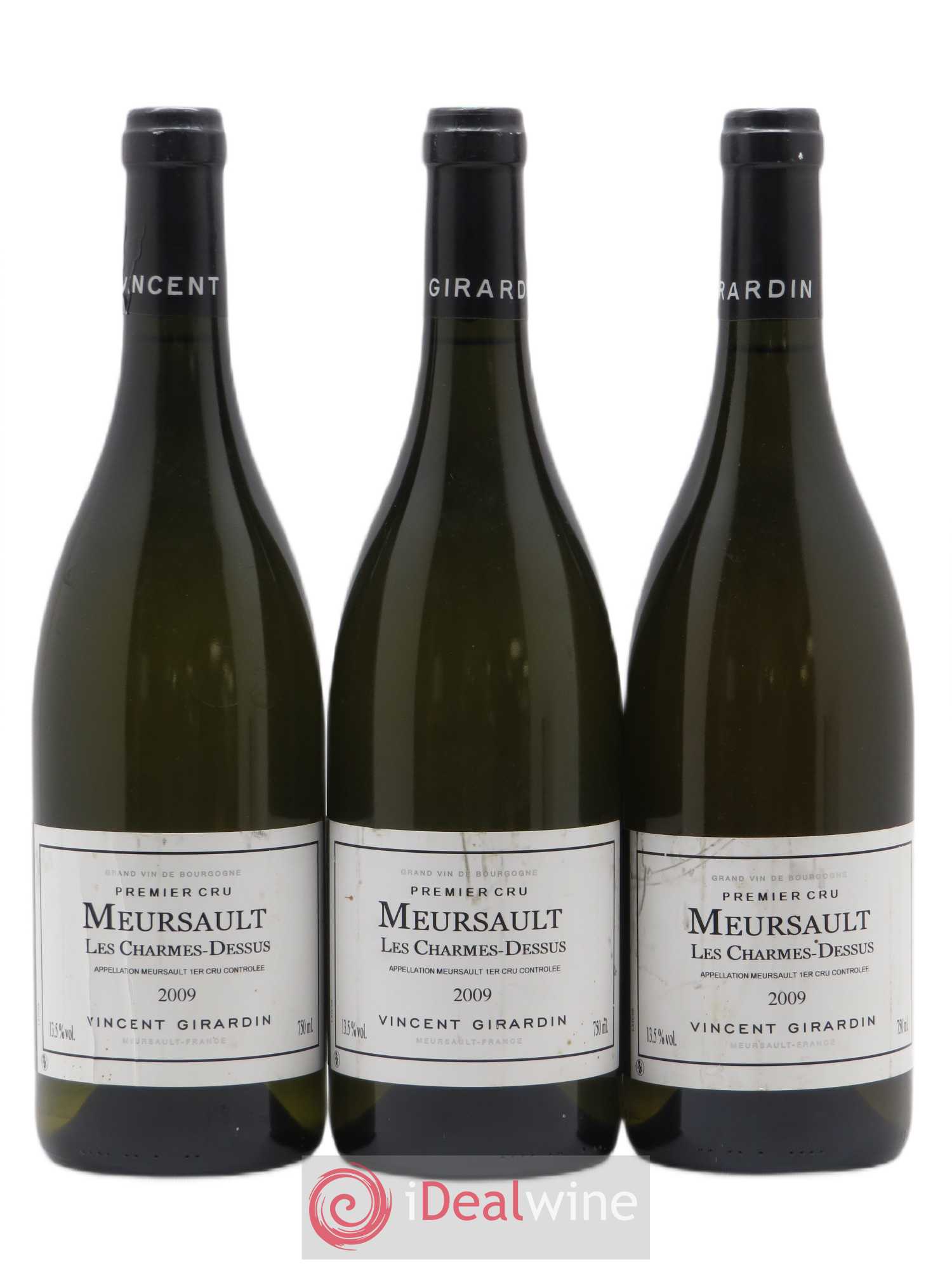 Meursault 1er Cru Dessus Vincent Girardin 2009 - Posten von 3 Flaschen - 0