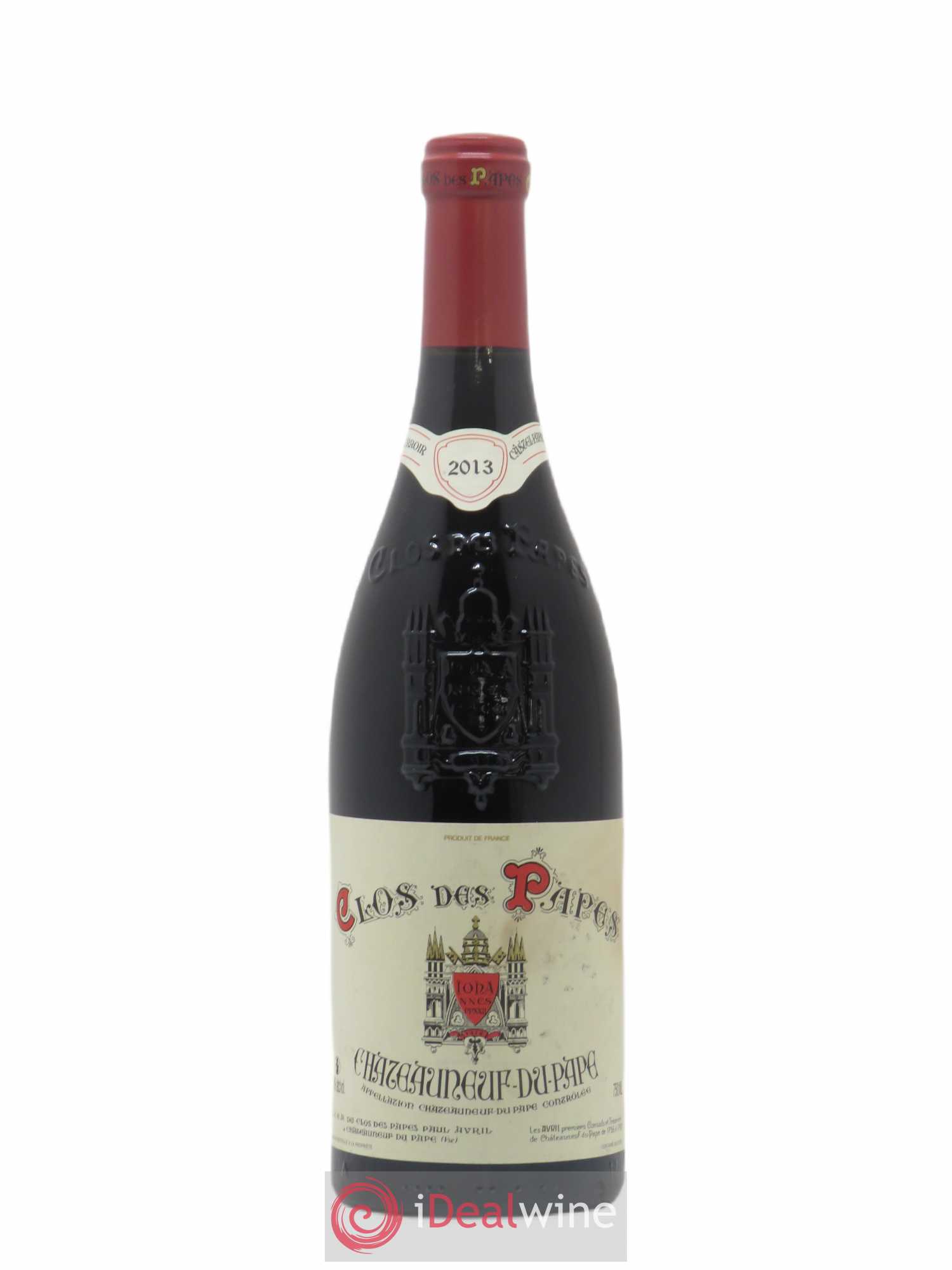 Châteauneuf-du-Pape Clos des Papes - Paul Avril 2013 - Lot de 1 bouteille - 0