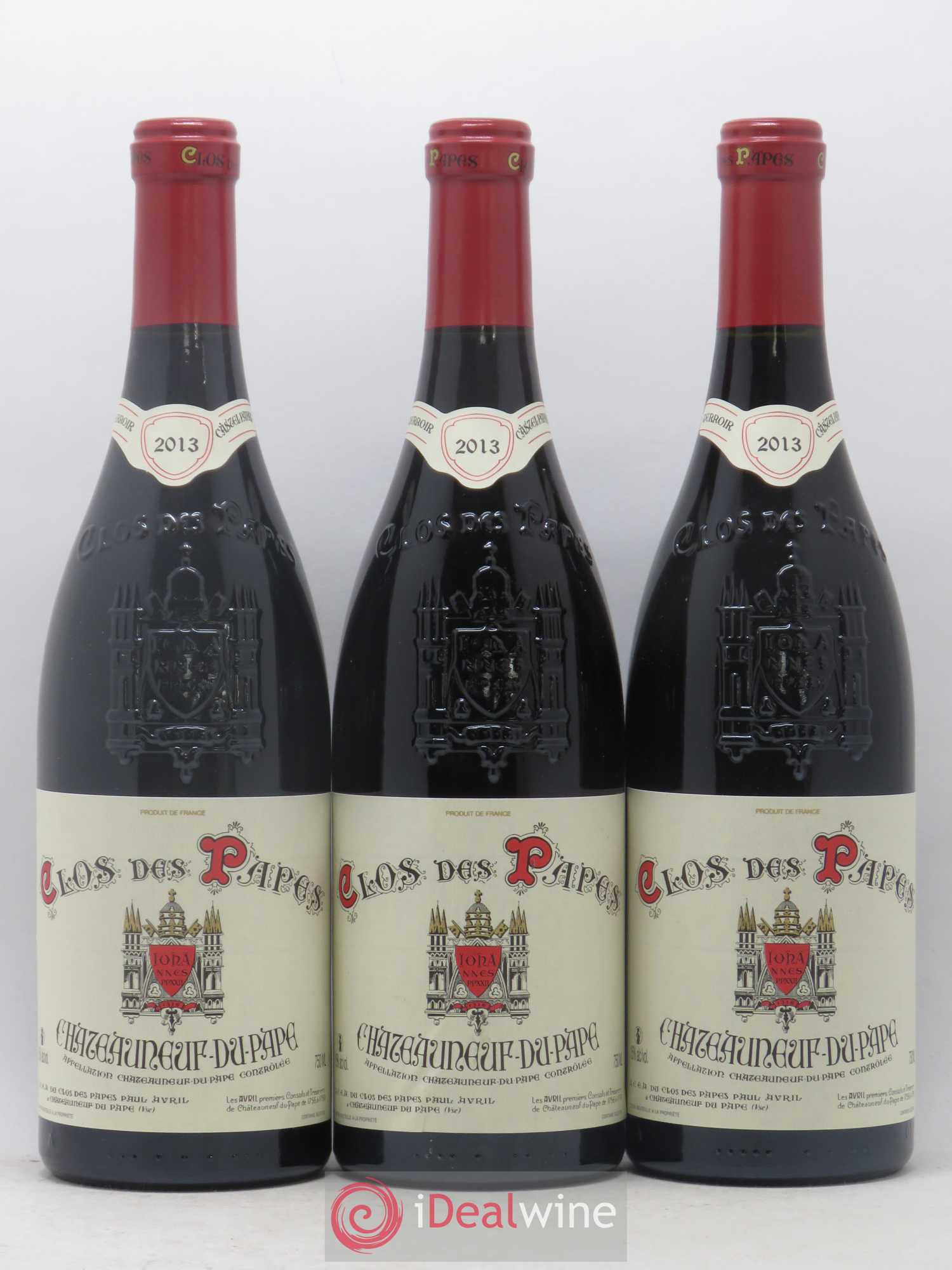 Châteauneuf-du-Pape Clos des Papes - Paul Avril 2013 - Lot de 12 bouteilles - 4